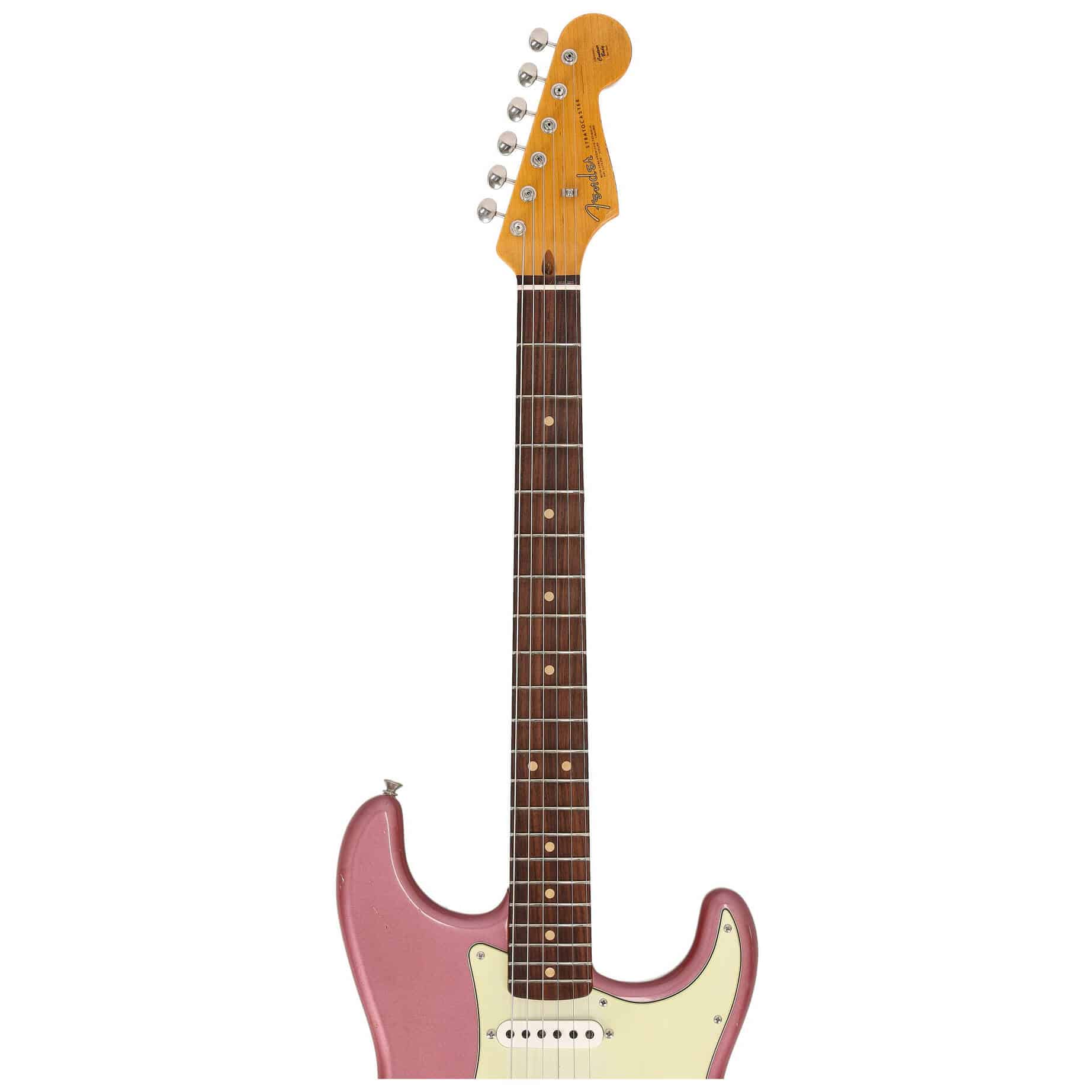 Fender Custom Shop 1963 Stratocaster Relic Aged Burgundy Mist Metallic #1 11