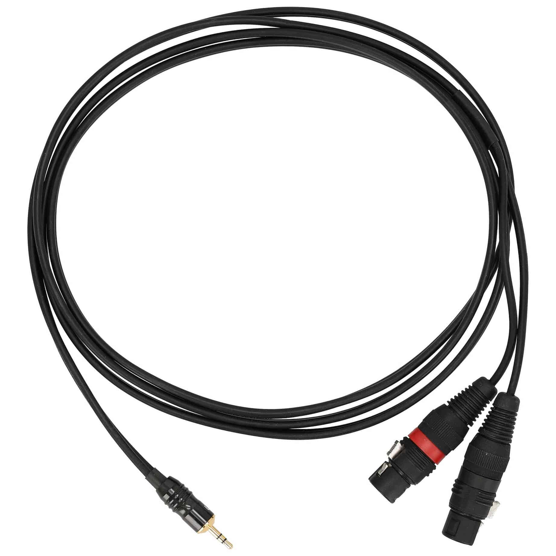 Sommer Cable ON9U-0250-SW SC-Onyx Miniklinke Stereo Male - 2 x XLR Female 2,5 Meter