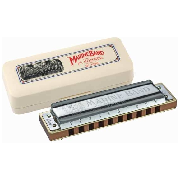 Hohner - Hohner Marine Band Classic A Nat. Moll Mundharmonika - 1