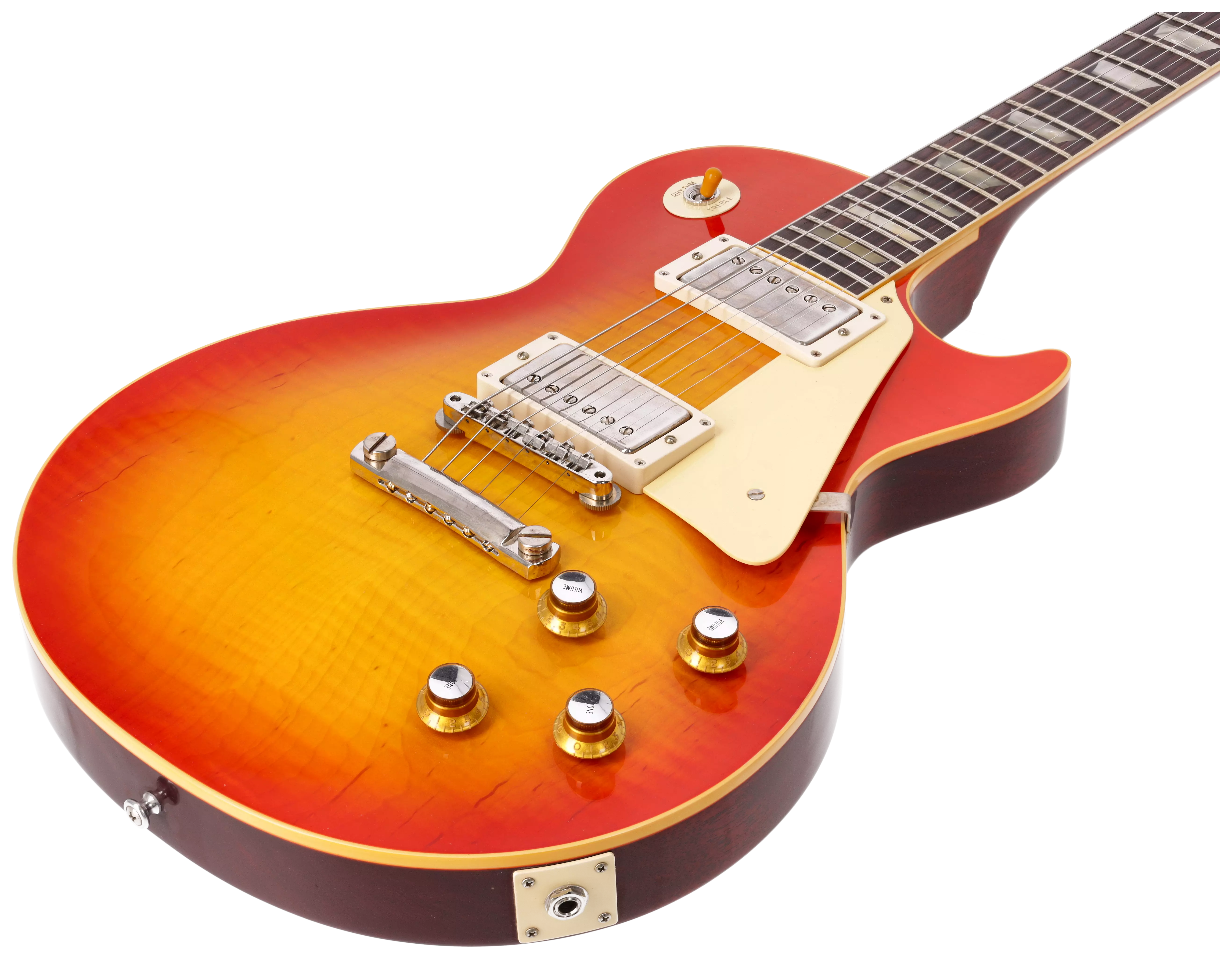 Gibson Les Paul Standard 1960 Reissue VOS Tangerine Burst #2 4
