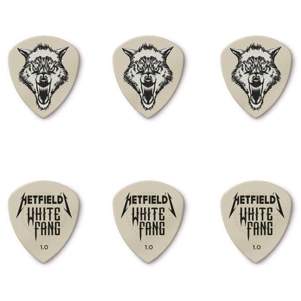 Dunlop - Dunlop Flow Pick Hetfield White Fang Player s Pack 1,00 - 1