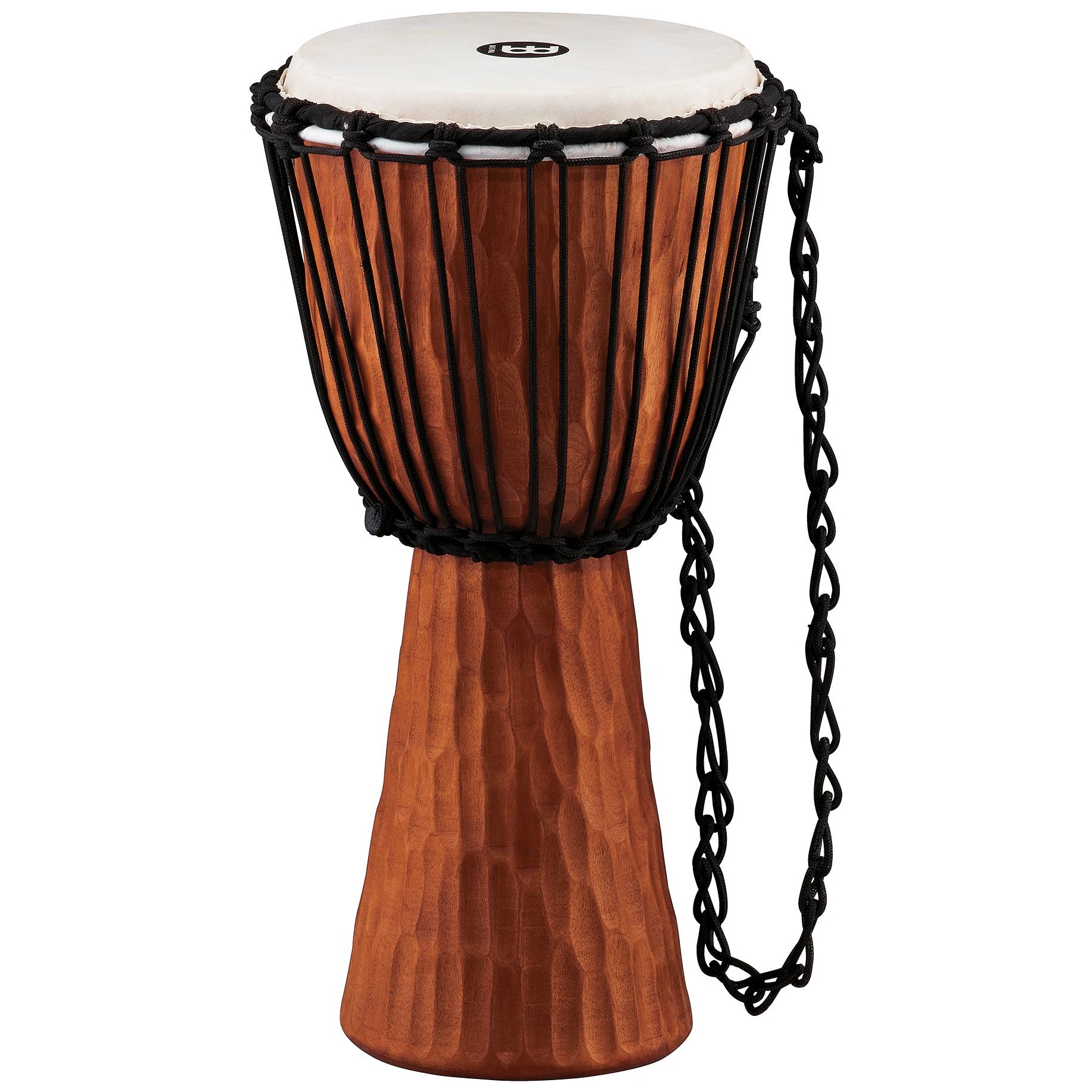 Meinl Percussion HDJ4-M - 10" Rope Tuned Headliner® Series Wood Djembe, Nile Series