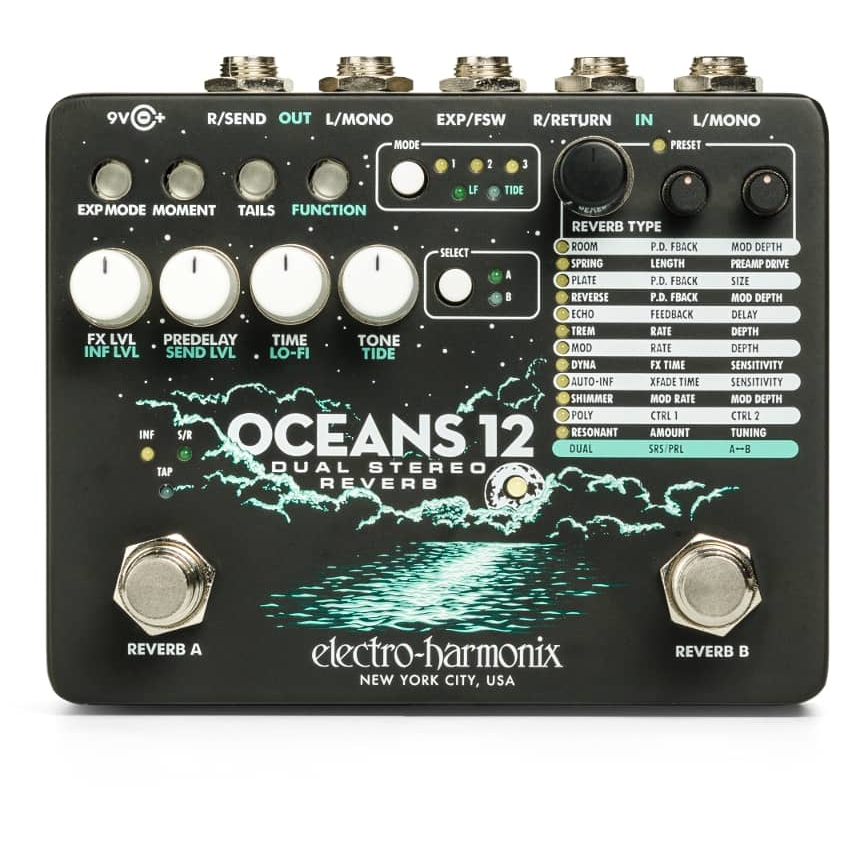 Electro Harmonix - Electro Harmonix Oceans 12 Reverb