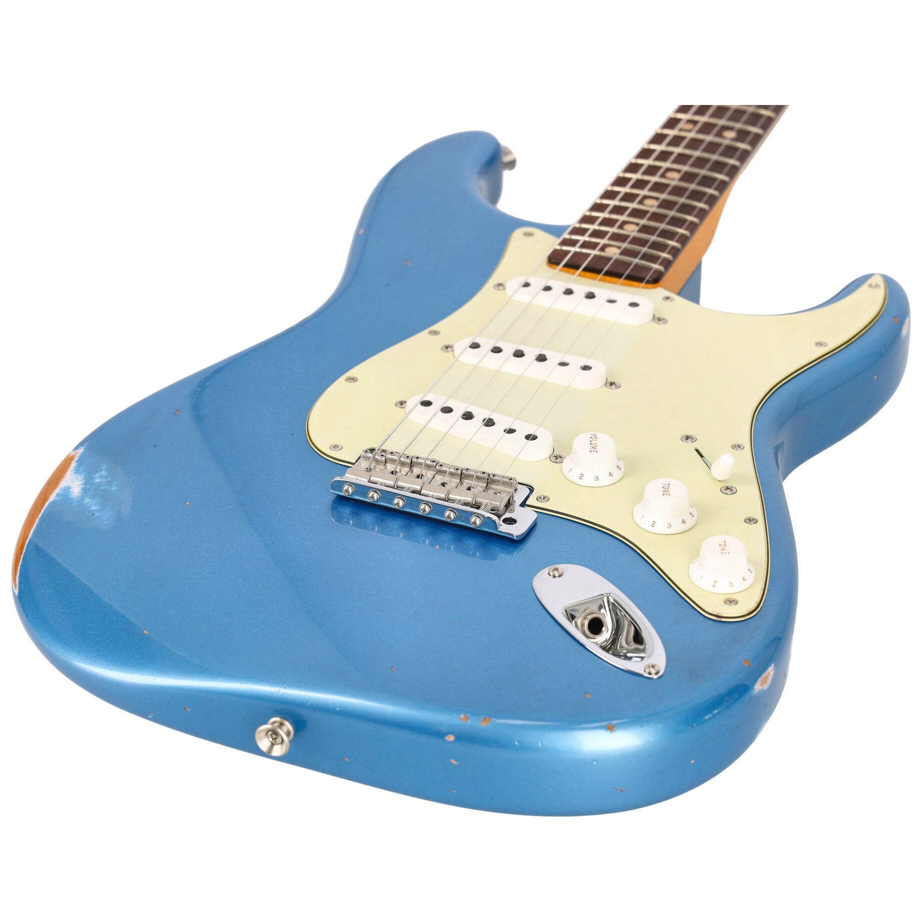 Fender Custom Shop 1963 Stratocaster Relic Aged Lake Placid Blue Metallic 2