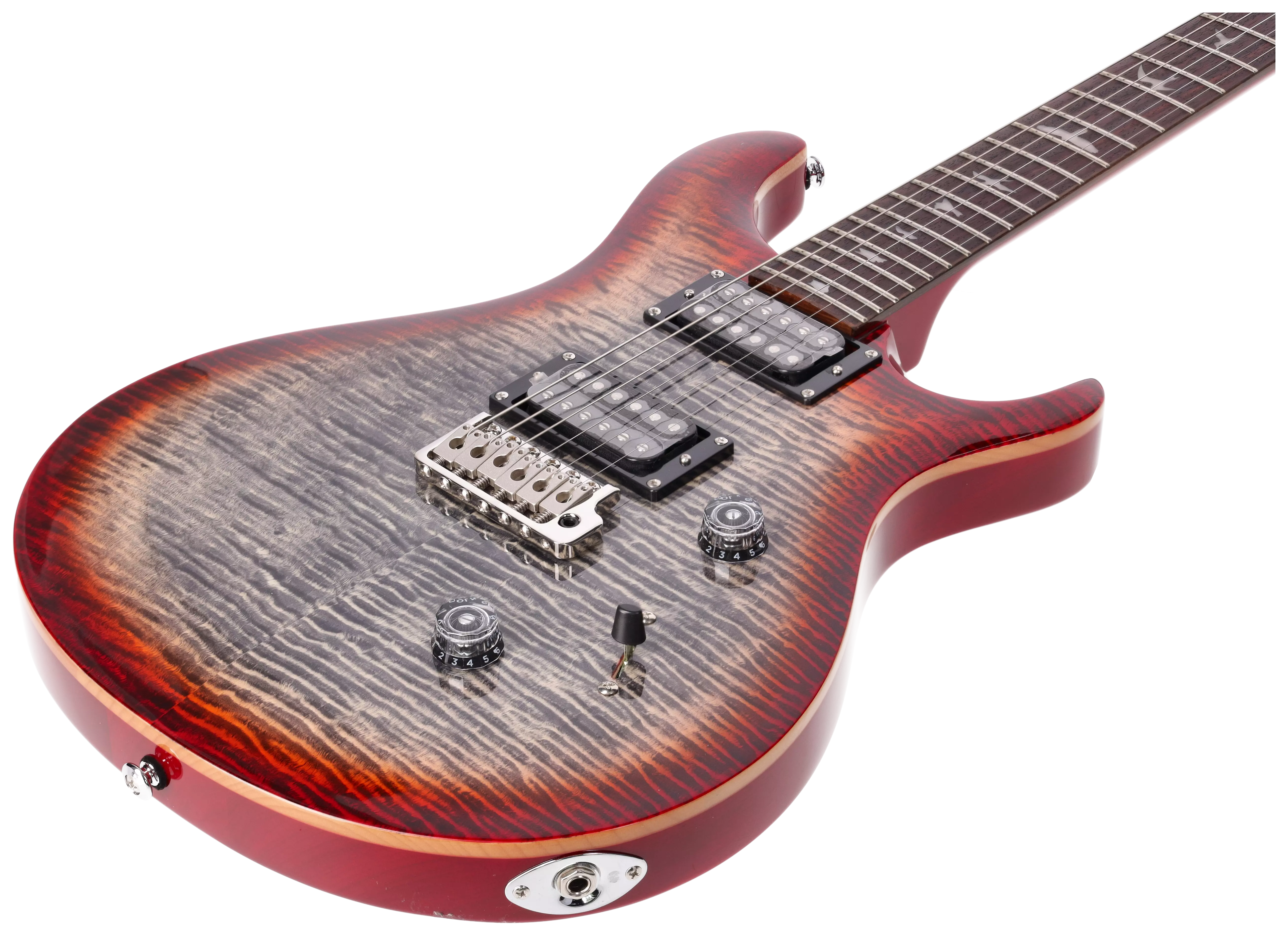 PRS SE Custom 24 Charcoal Cherry Burst 4