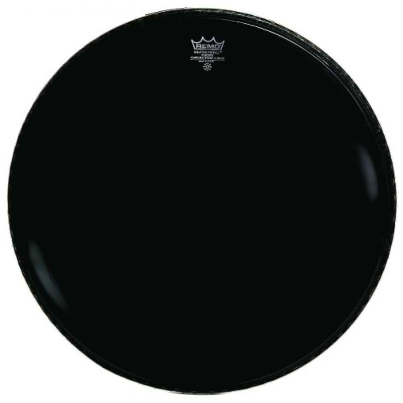 Remo - Remo Powerstroke 3 - Bass Drum Fell - 24 - Ebony