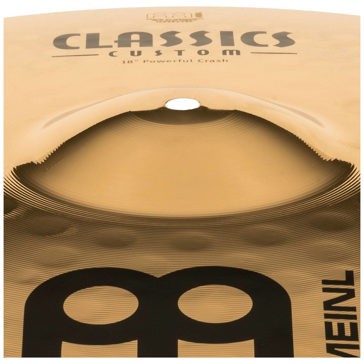 Meinl Cymbals - Meinl Cymbals CC18PC-B - 18 Classics Custom Brilliant Powerful Crash - 3