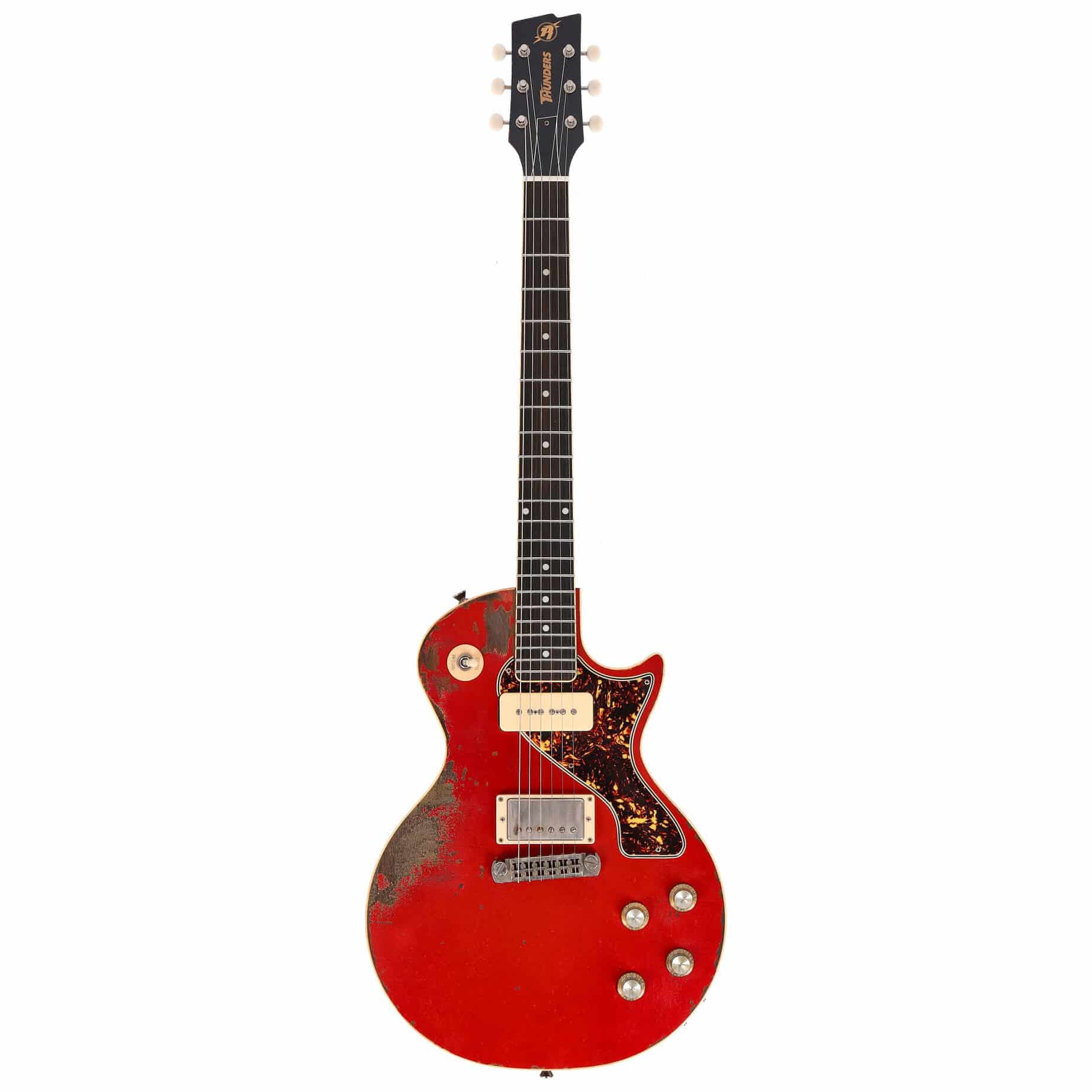 Rock N Roll Relics Thunders II SC Candy Apple Red Heavy Aged