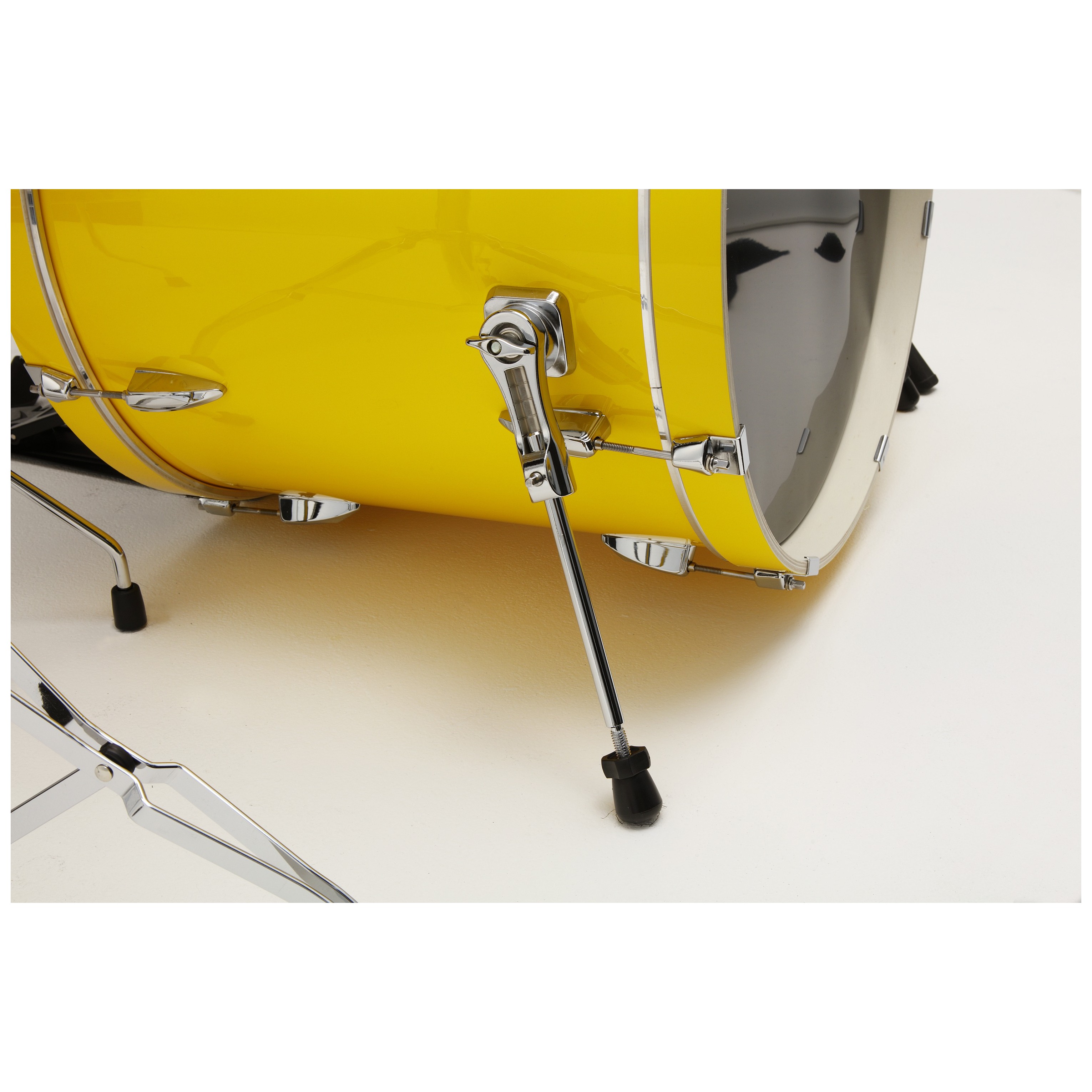 Tama IP52H6W-ELY Imperialstar Drumset 5 teilig - Electric Yellow / Chrom HW + MEINL Cymbals HCS Bronze 3