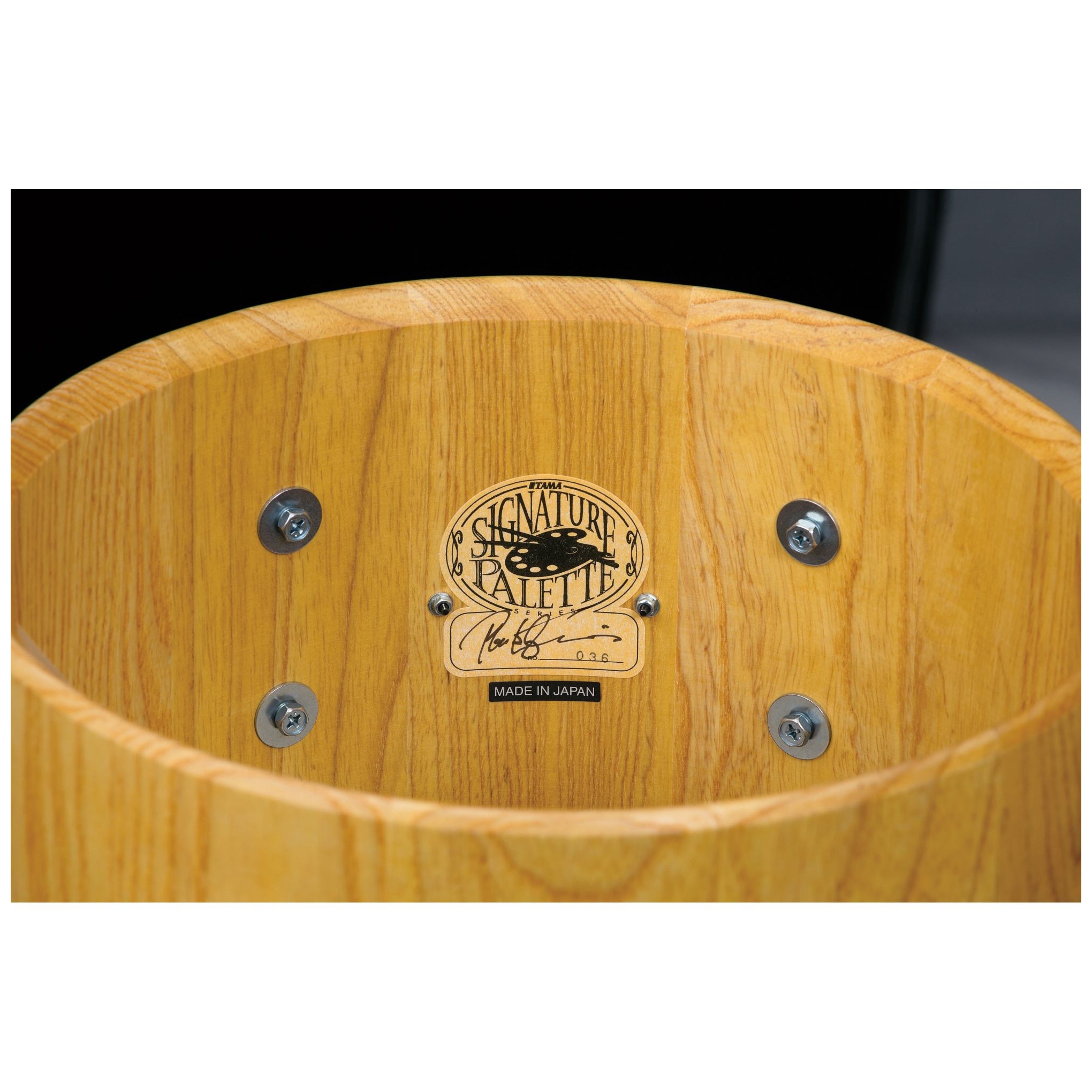 Image of Tama pe106m 10 x 6  peter erskine signature snaredrum  oiled natural ash 10027410 2