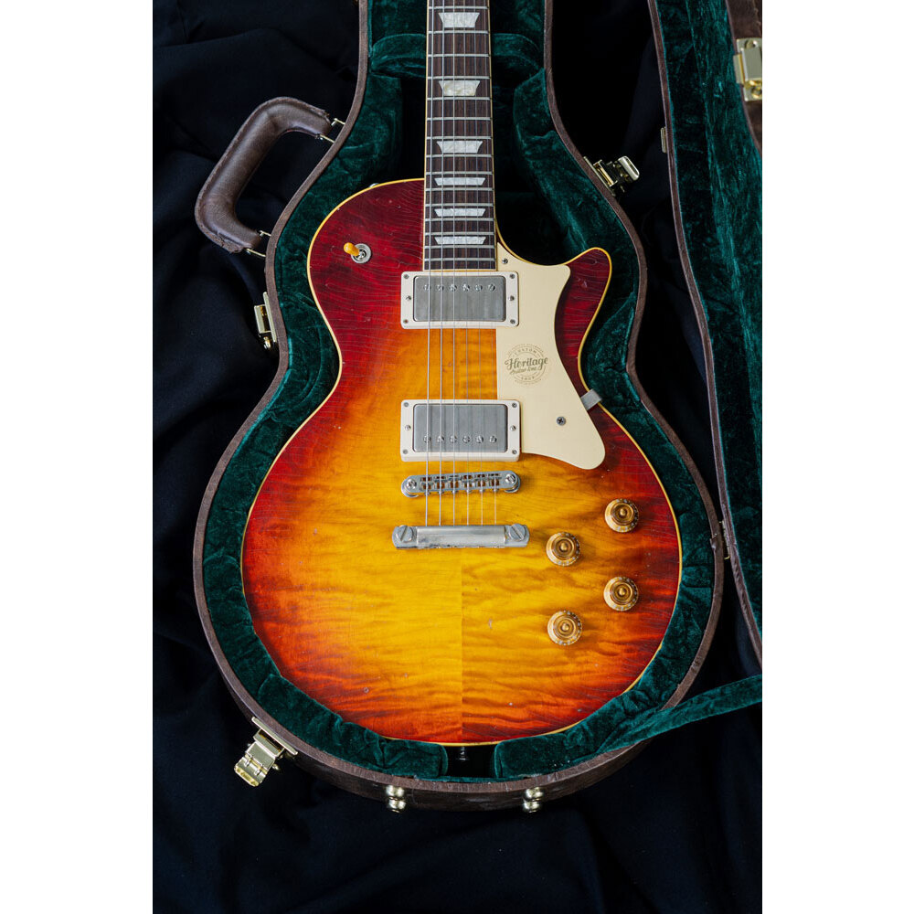 Heritage Custom Shop Core H-150 Dark Cherry Sunburst Artisan Aged 5