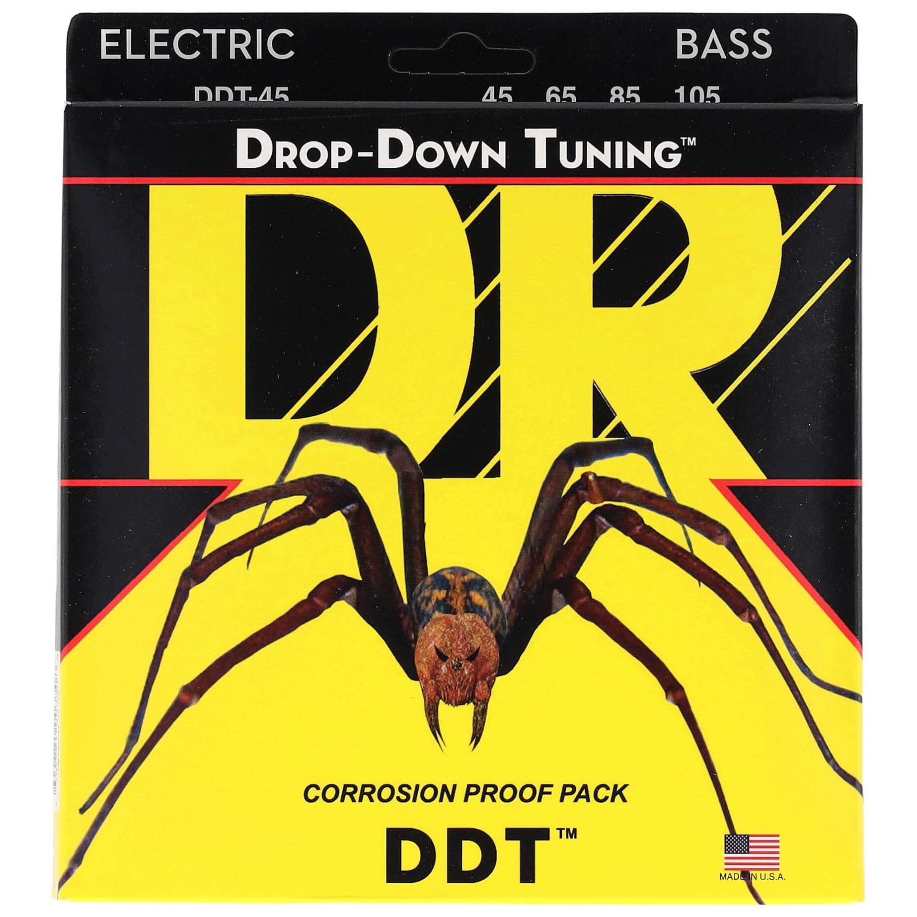DR Strings DDT - Drop Down Tuning Bass Strings: Medium 45-105