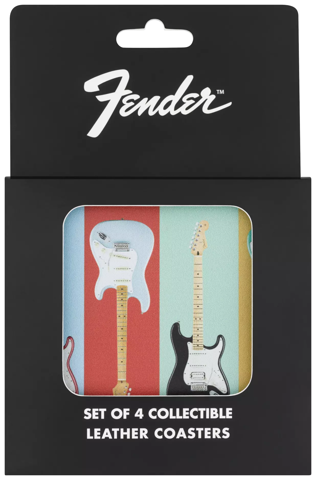 Fender Stratocaster Modern Design Coaster Set 3