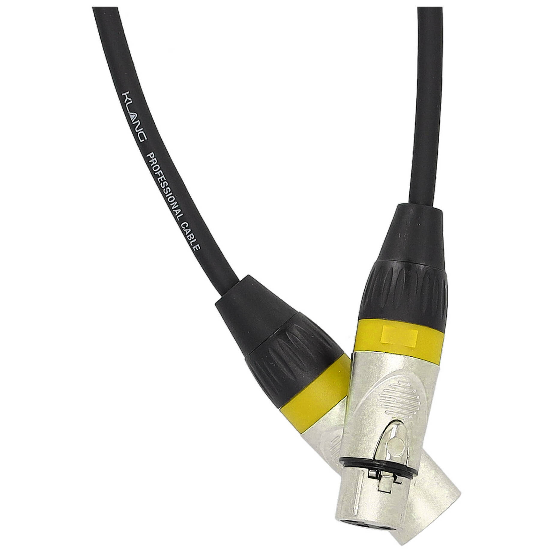 Klang Mikrofonkabel PRO, 2 Meter XLR male - XLR female 2