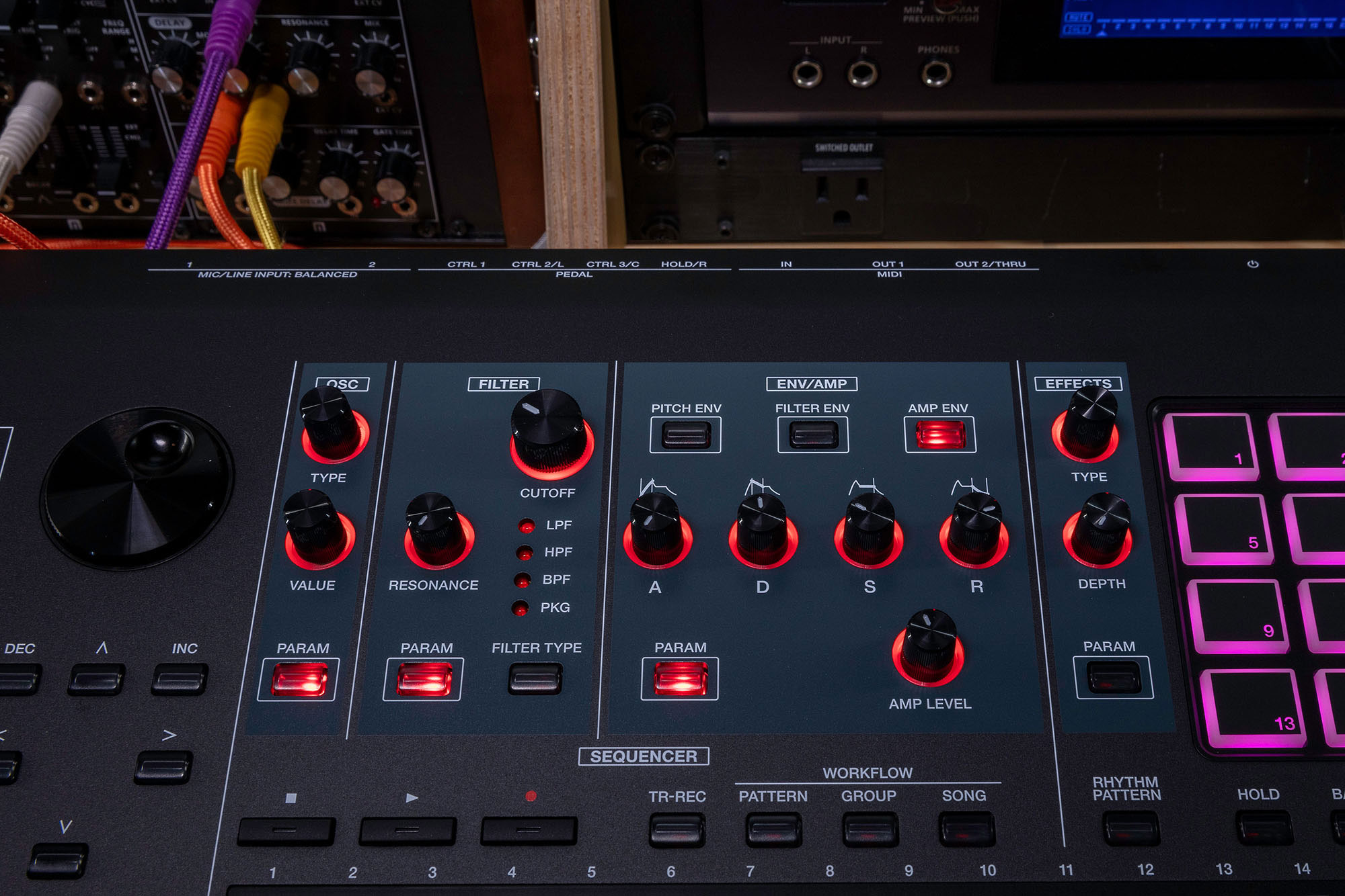 Image of Roland fantom ex effects panel 0024