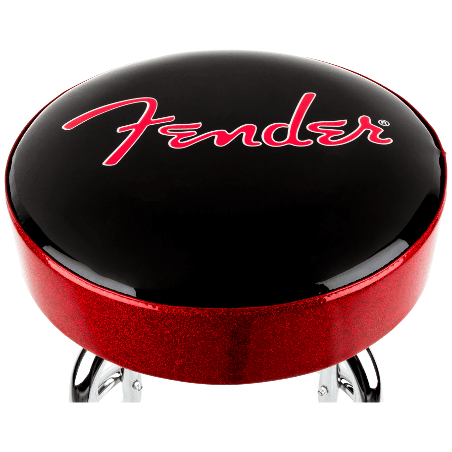 Fender Red Sparkle Barhocker 24 Zoll 2
