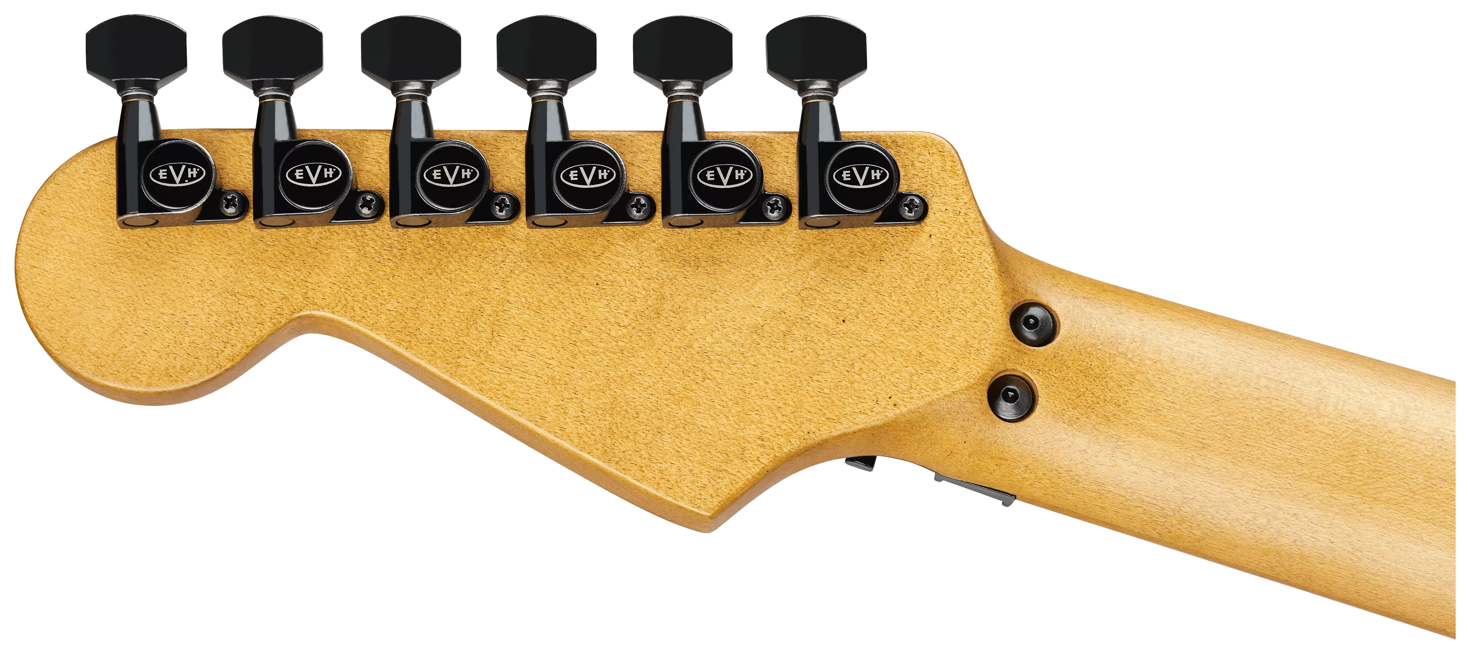 EVH LTD Striped Series Frankenstein MN Black with Yellow Stripes Aged 6