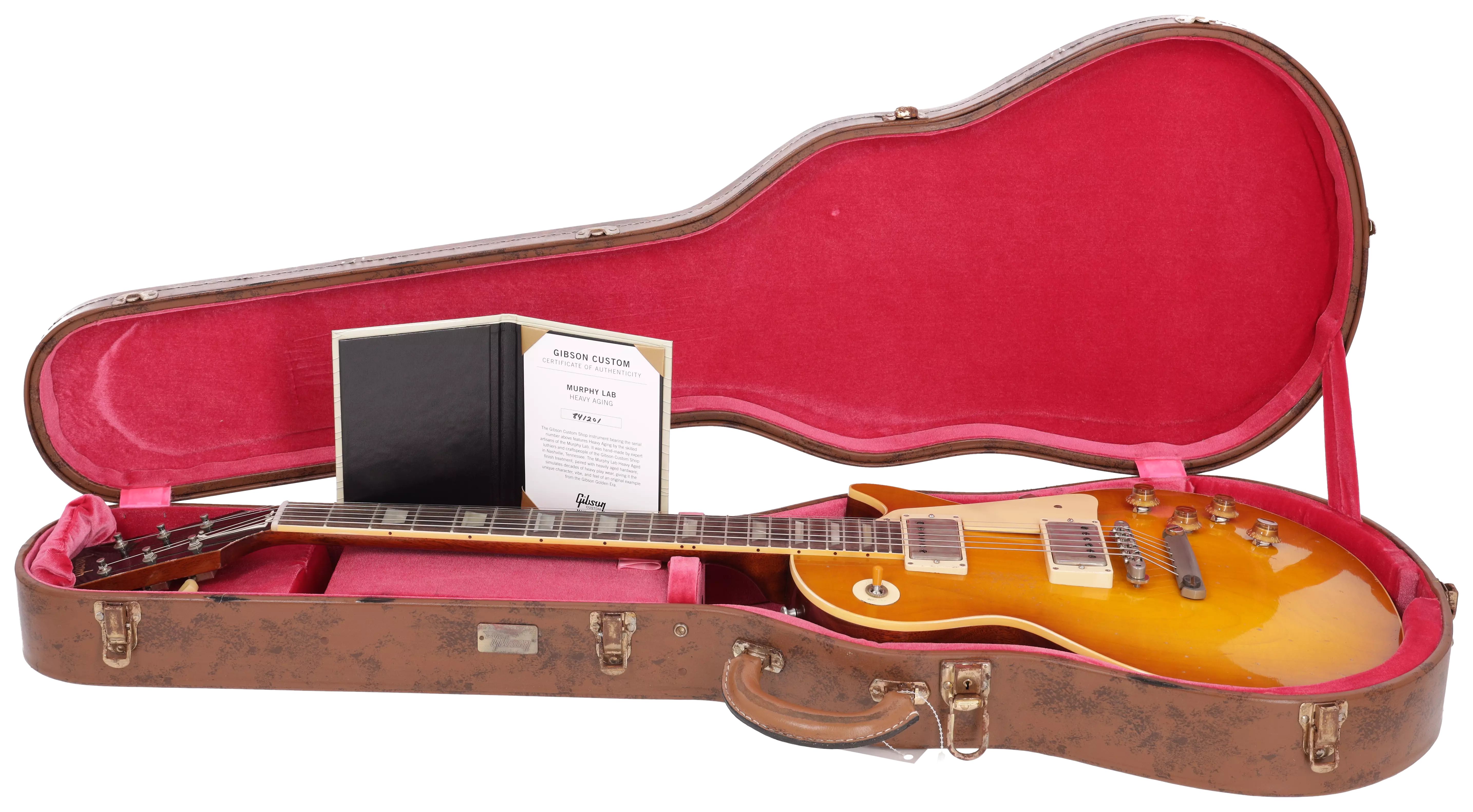 Gibson 1958 Les Paul Standard Reissue Heavy Aged Lemon Burst Murphy Lab # 17