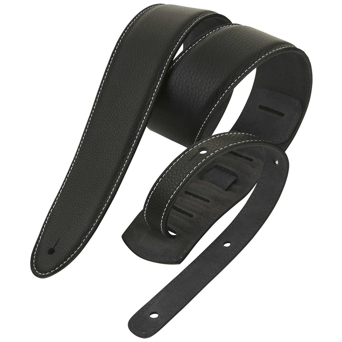 Bourbon Strap Guitar - Bourbon Strap Guitar Simply Black Leather