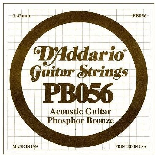 D’Addario Einzelsaite Phosphor Bronze PB056