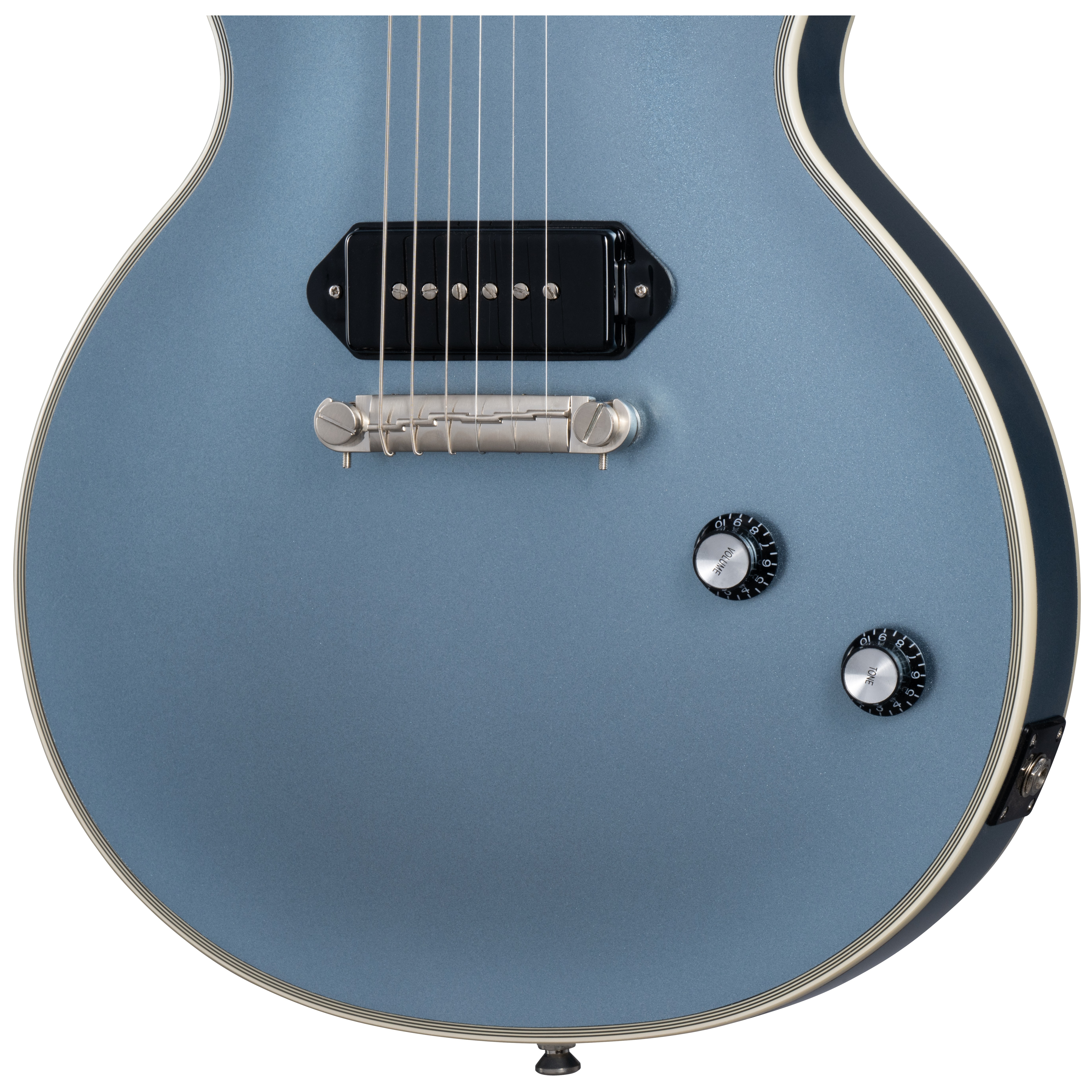 Epiphone Jared James Nichols Blues Power Les Paul Custom Aged Pelham Blue 4