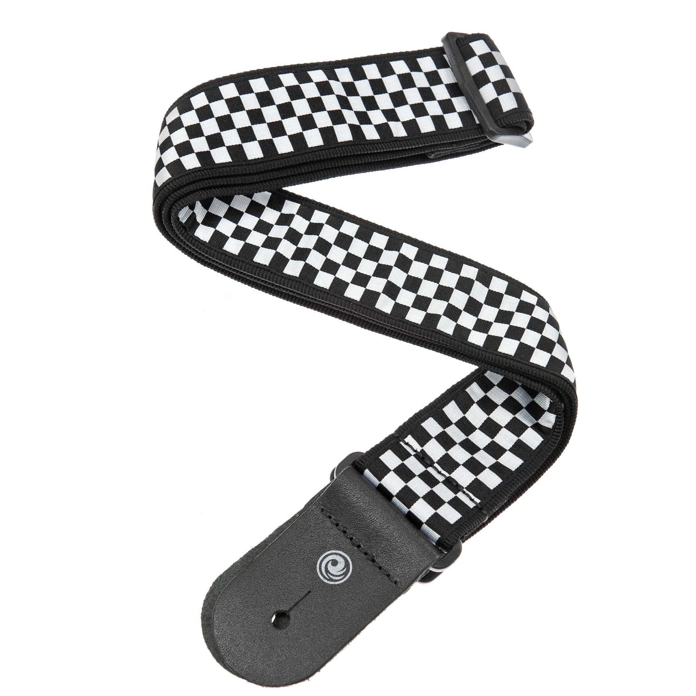 D’Addario - D’Addario Gitarrengurt - Nylongewebe, Check Mate