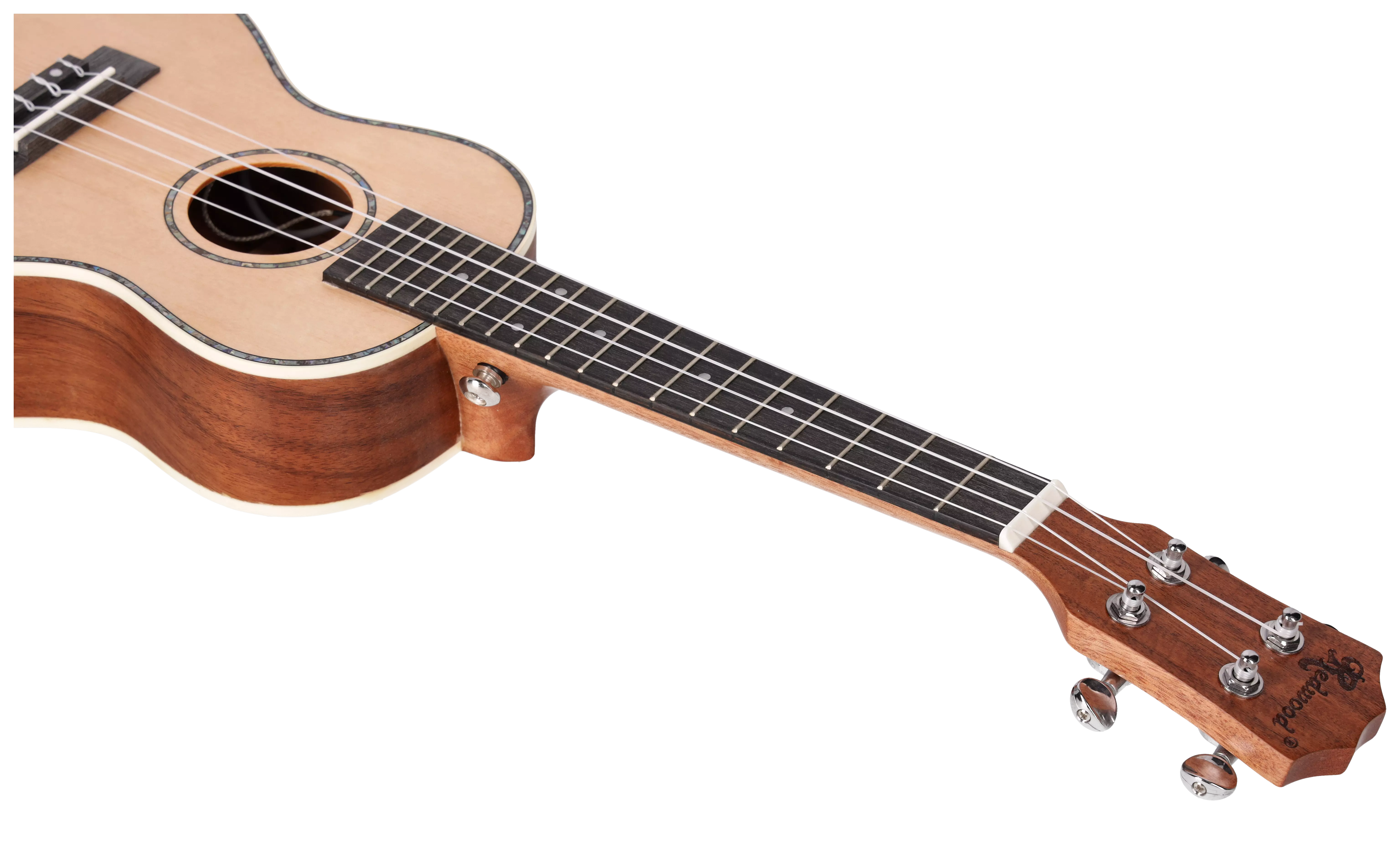 Redwood Lili' Koi Concert Ukulele Spruce Top + Pickup 5