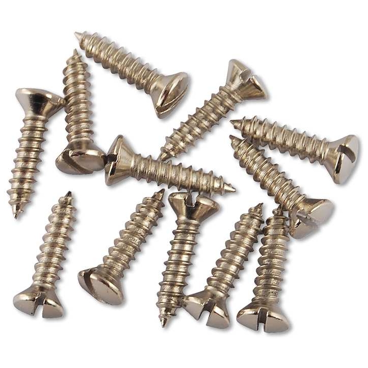 Fender - Fender Pickguard Screws Nickel - 12 Pack