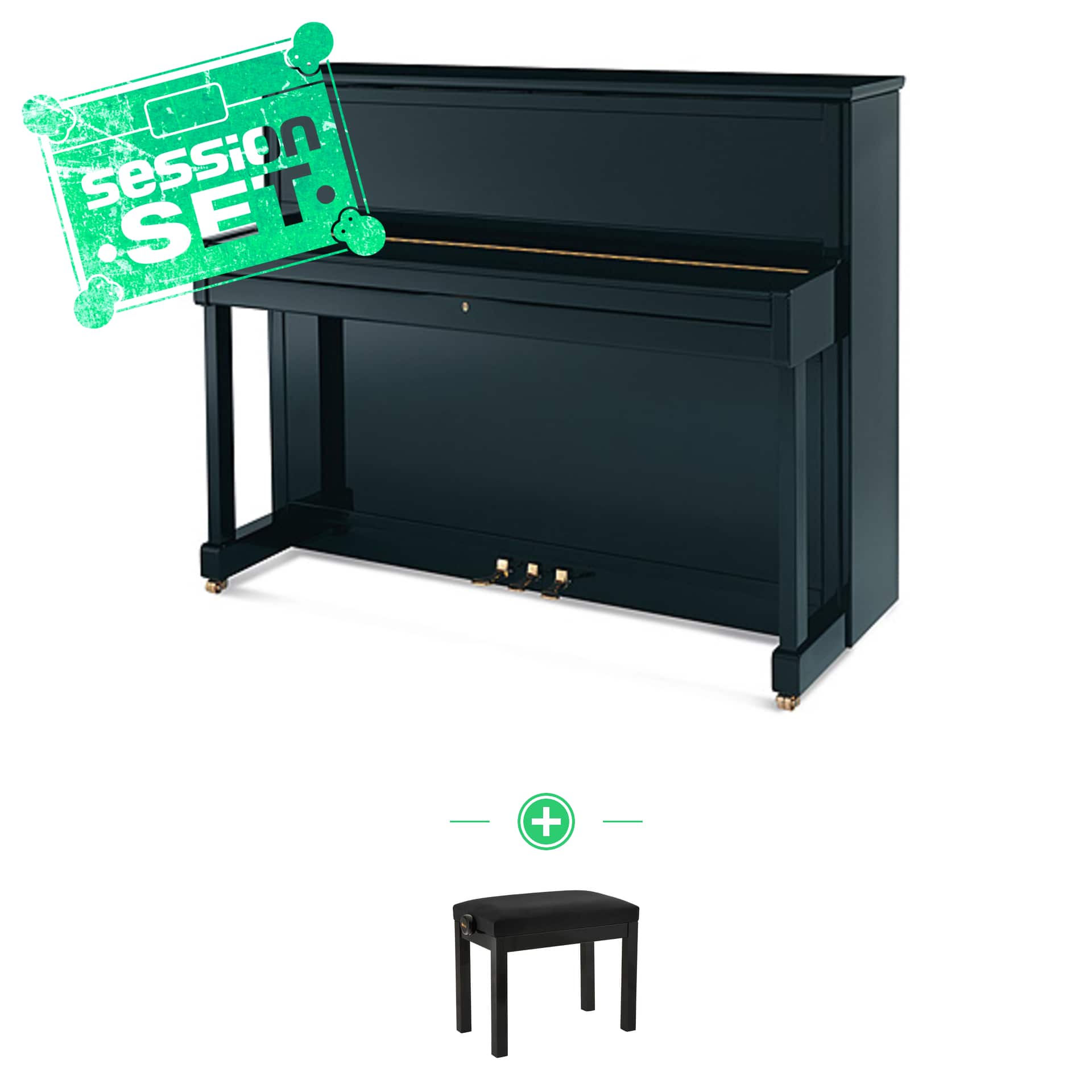 Image of Sauter cosmo 116 pe schwarz hochglanz   set  70000655 1