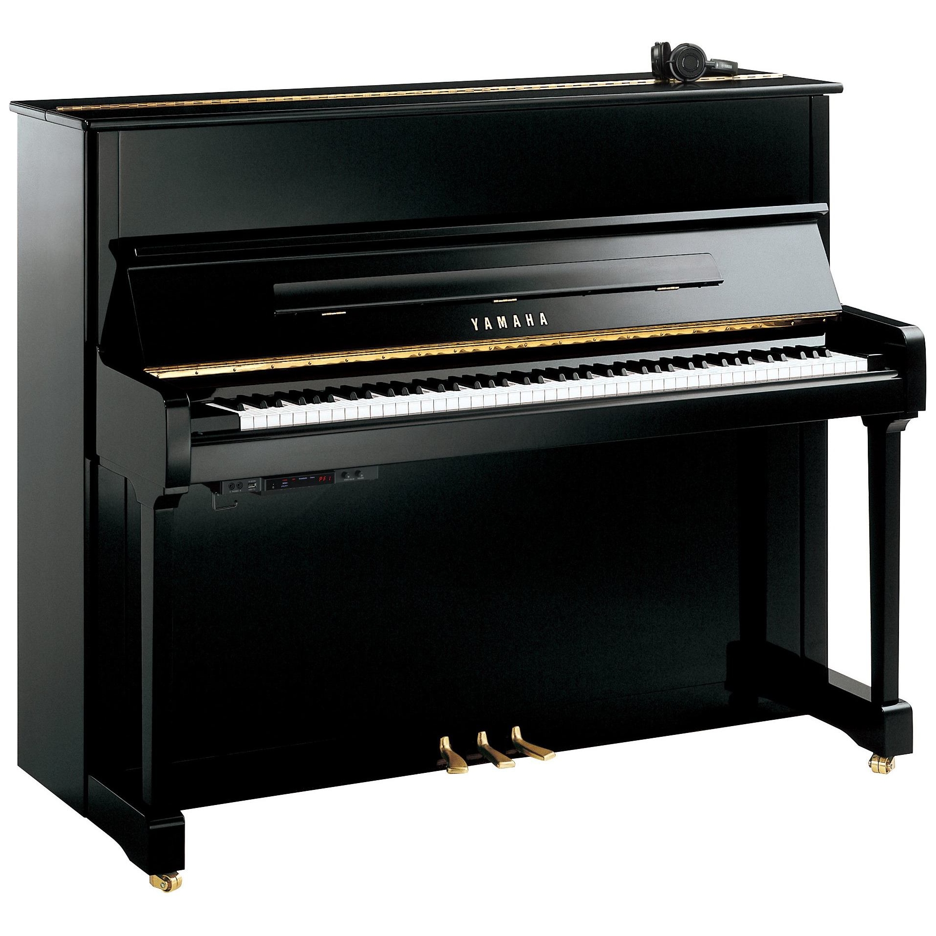 Yamaha P121 M SH2 PE Schwarz Hochglanz