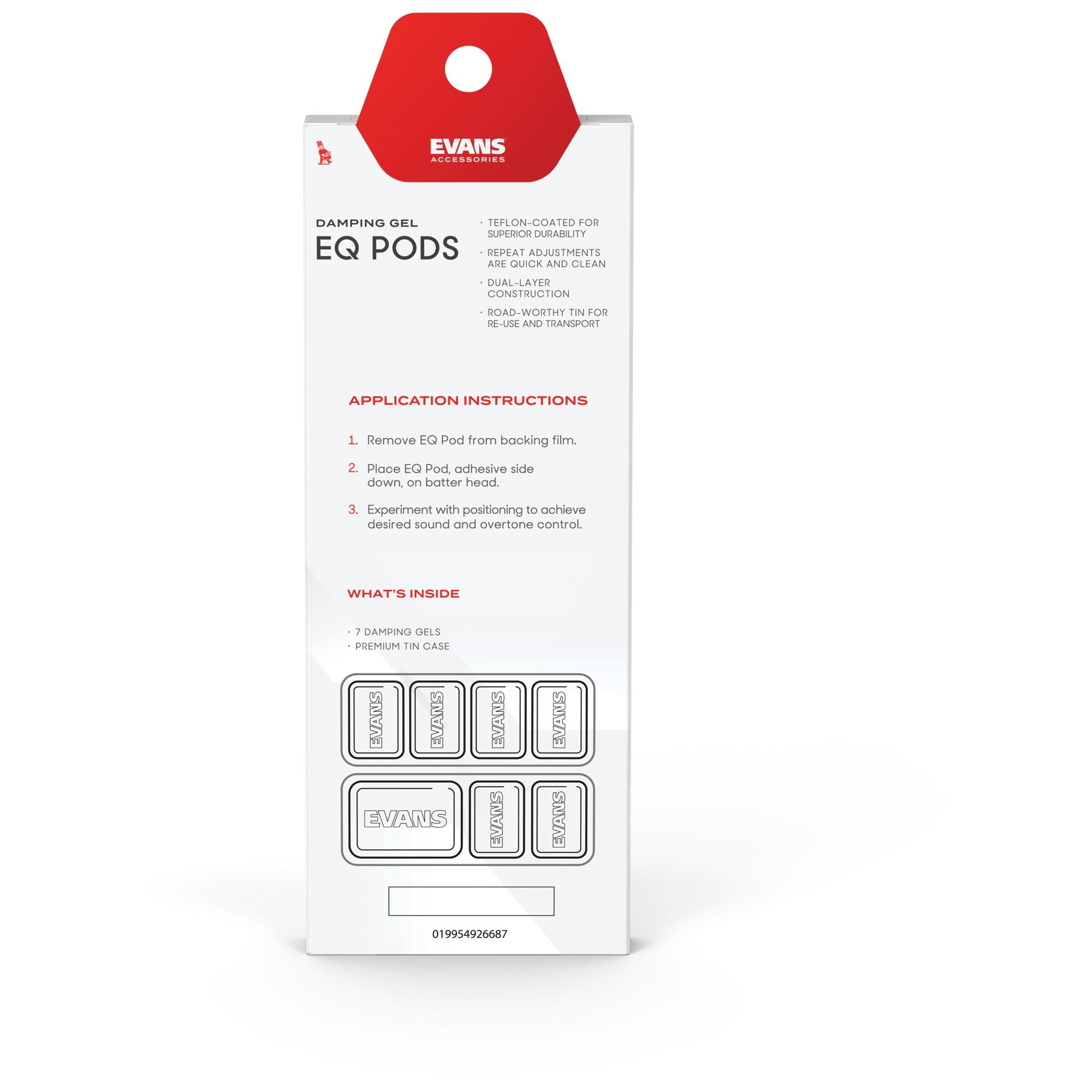 Image of Evans eqpods  evans eq pods gel dampening pads 12000019 1