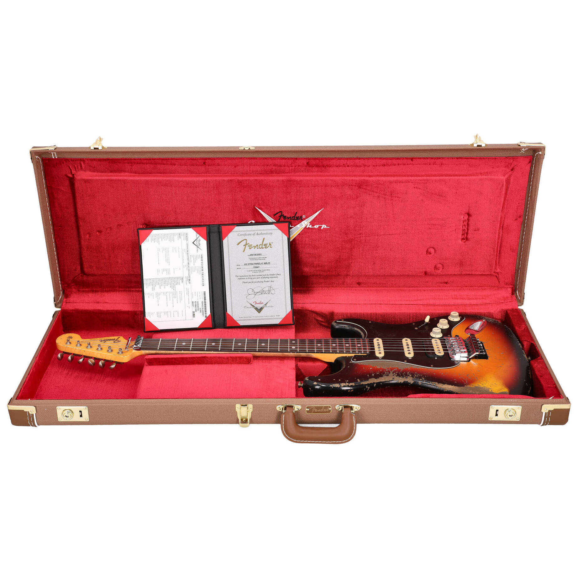 Fender Custom Shop 1965 Stratocaster HSS FR Heavy Relic 3TS MBJS Masterbuilt Jason Smith #3 22