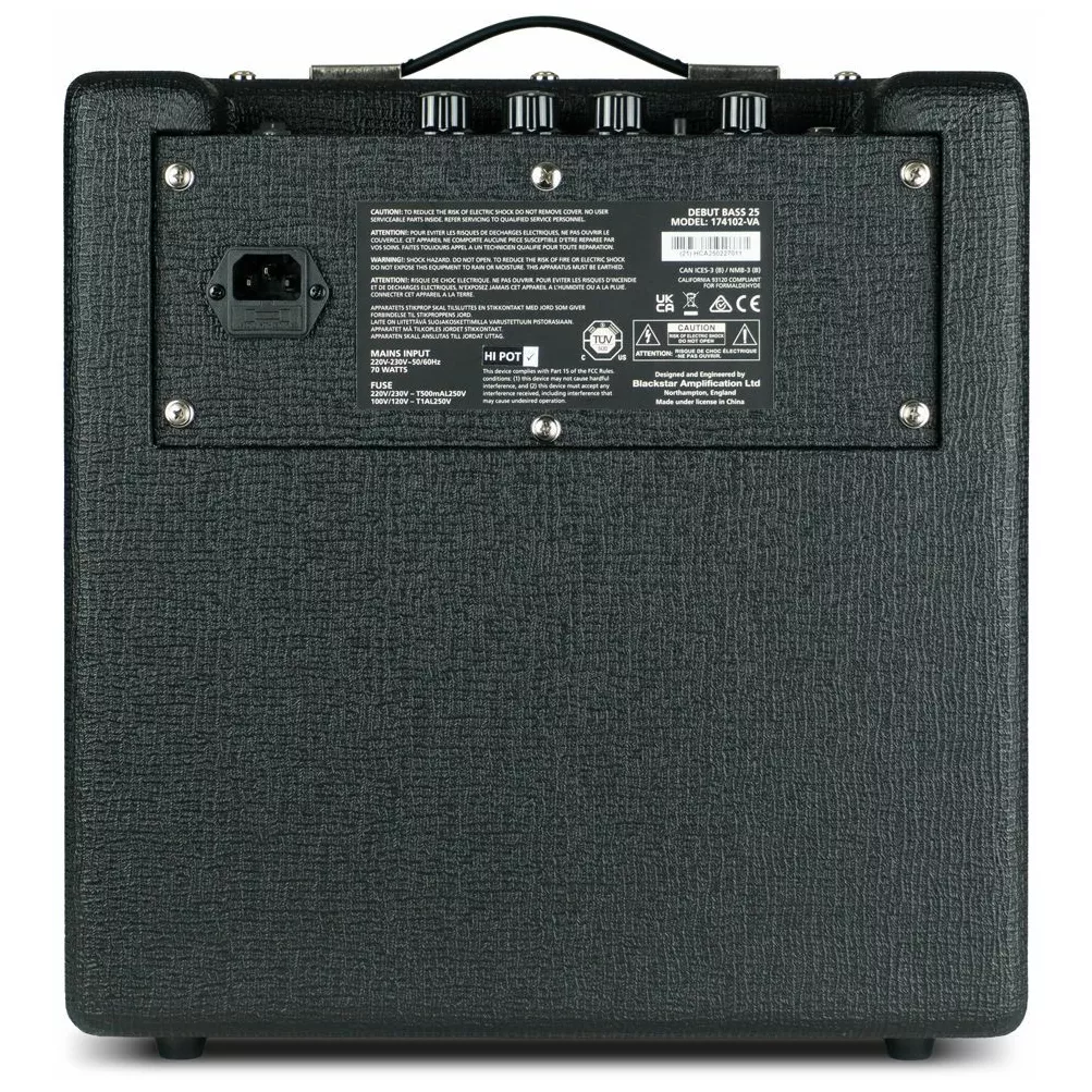 Blackstar Debut Bass 25 Combo Black 4