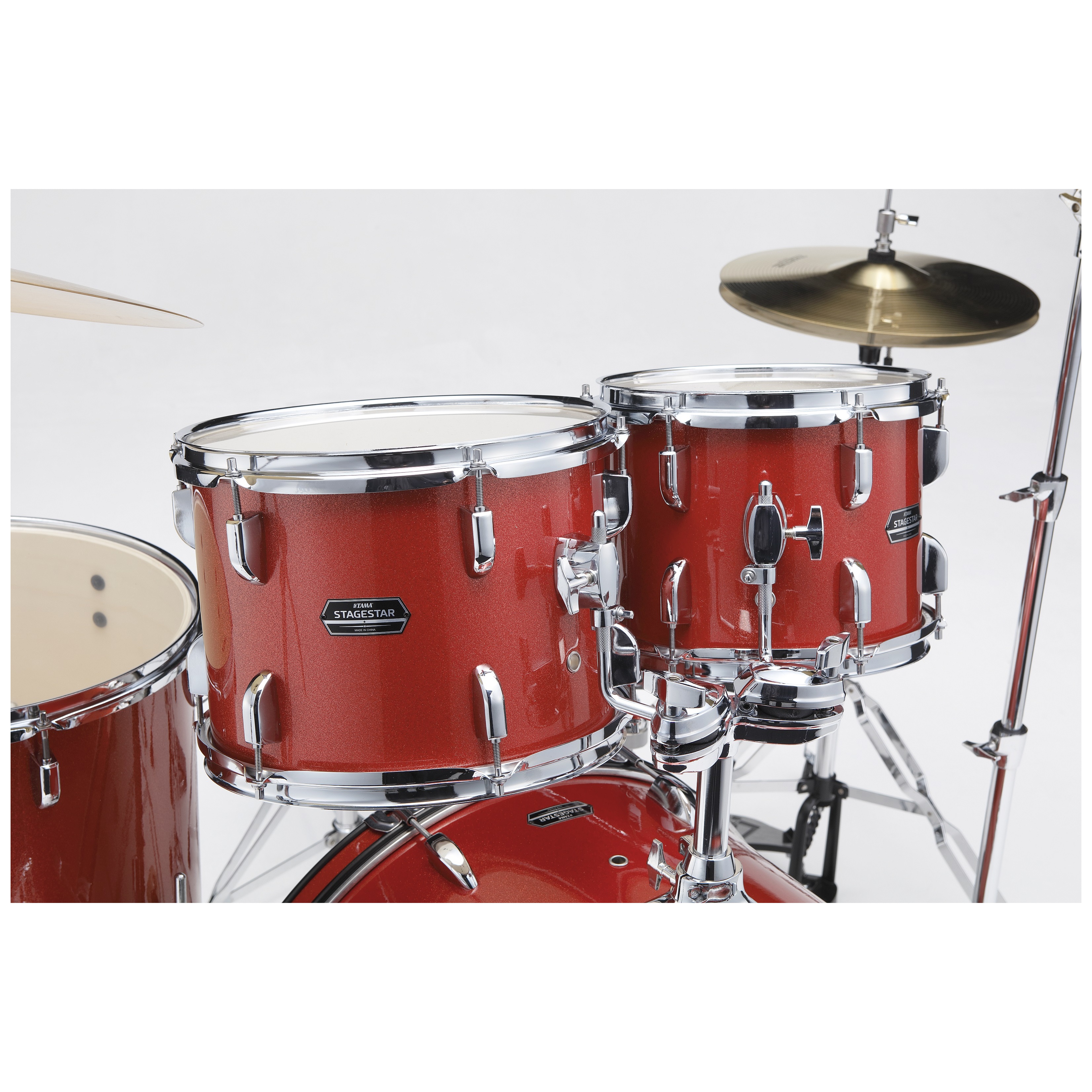 Tama ST52H5-CDS - Stagestar 5-tlg. Drumset m. 22" BD - Candy Red Sparkle 1