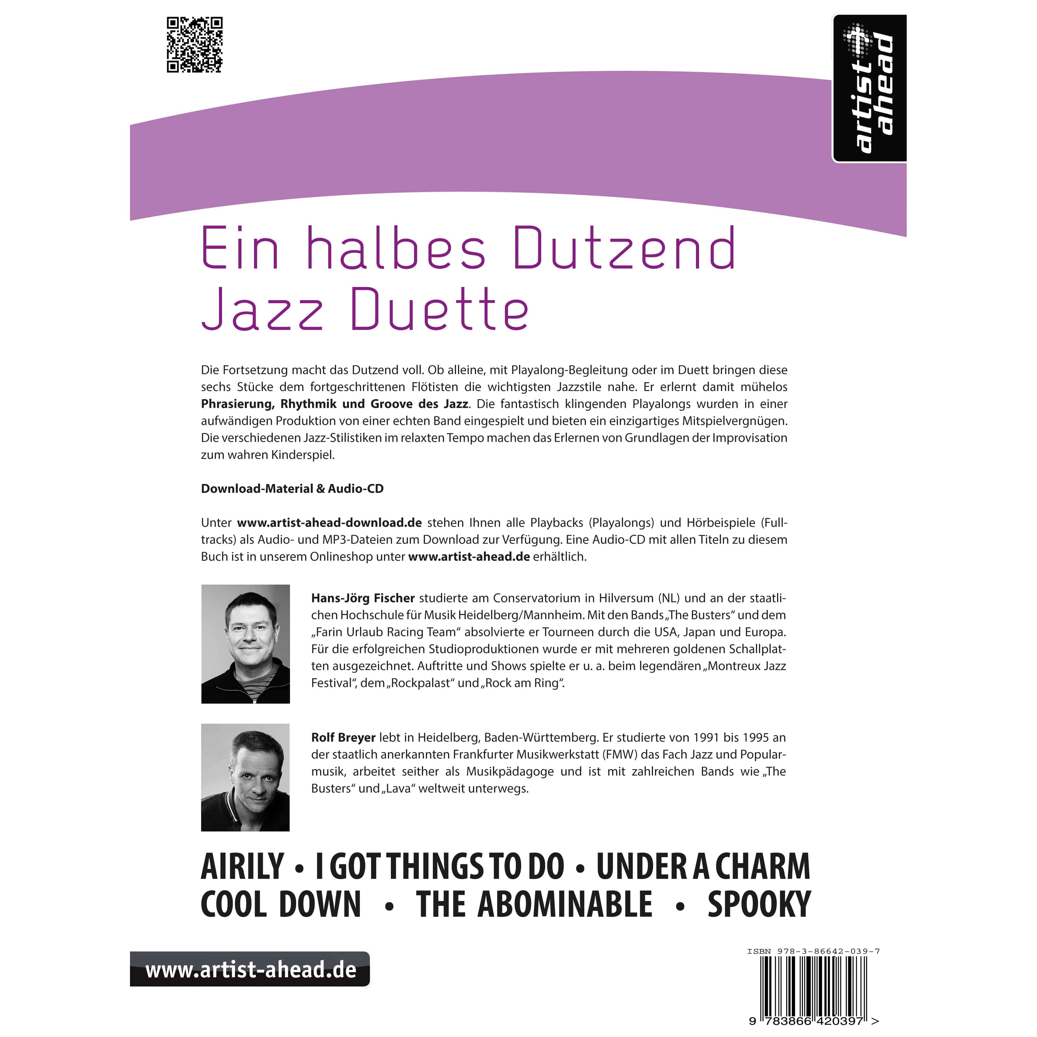 Artist Ahead Ein halbes Dutzend Jazz-Duette - Vol. 2 - Querflöte - Rolf Breyer 1