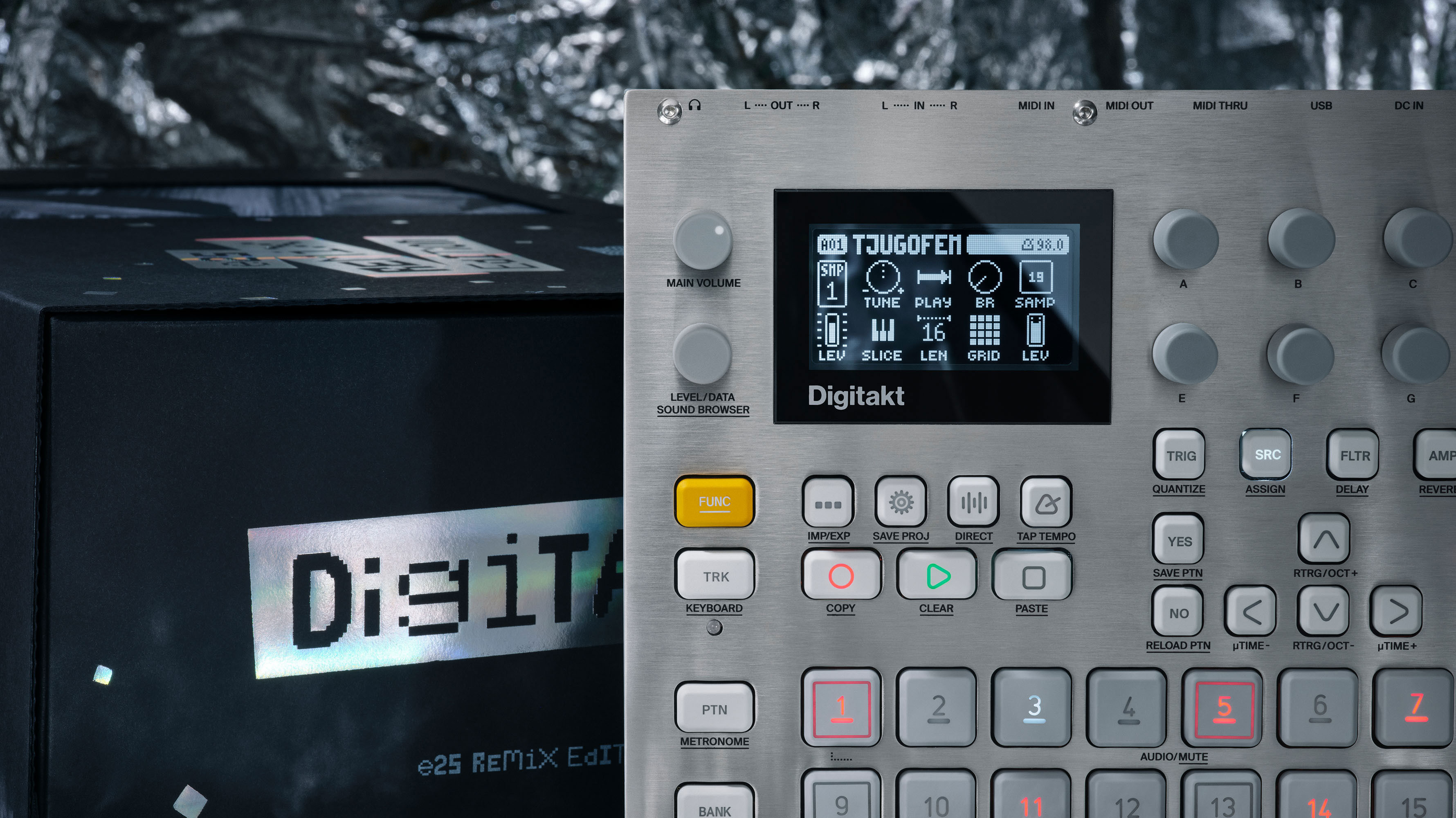 Image of Elektron e25 remix edition digitakt