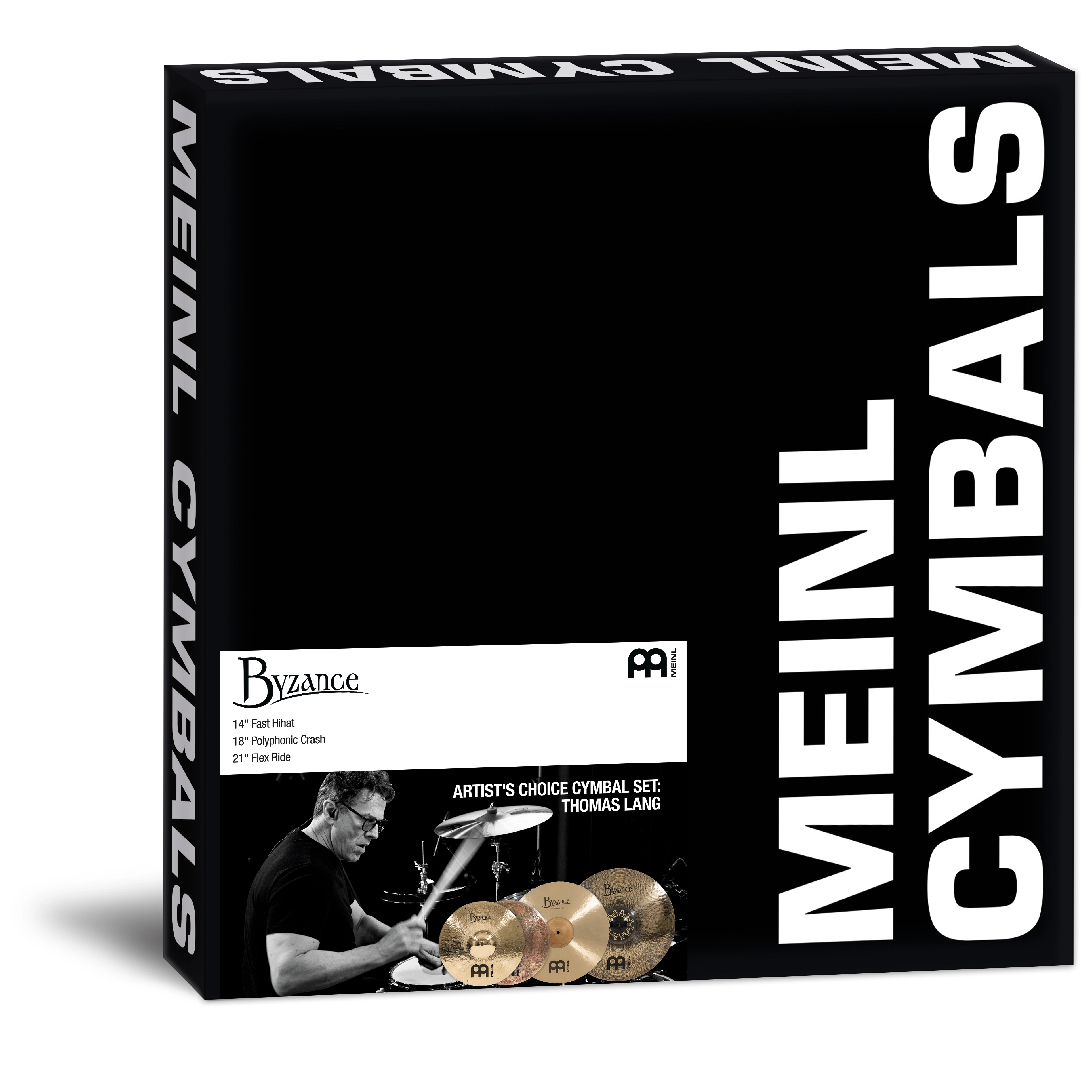 Meinl Cymbals A-CS7 Byzance Artist's Choice Cymbal Set Thomas Lang 2