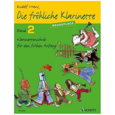 Schott - Schott Rudolf Mauz - Die fröhliche Klarinette - Band 2 - Neuauflage