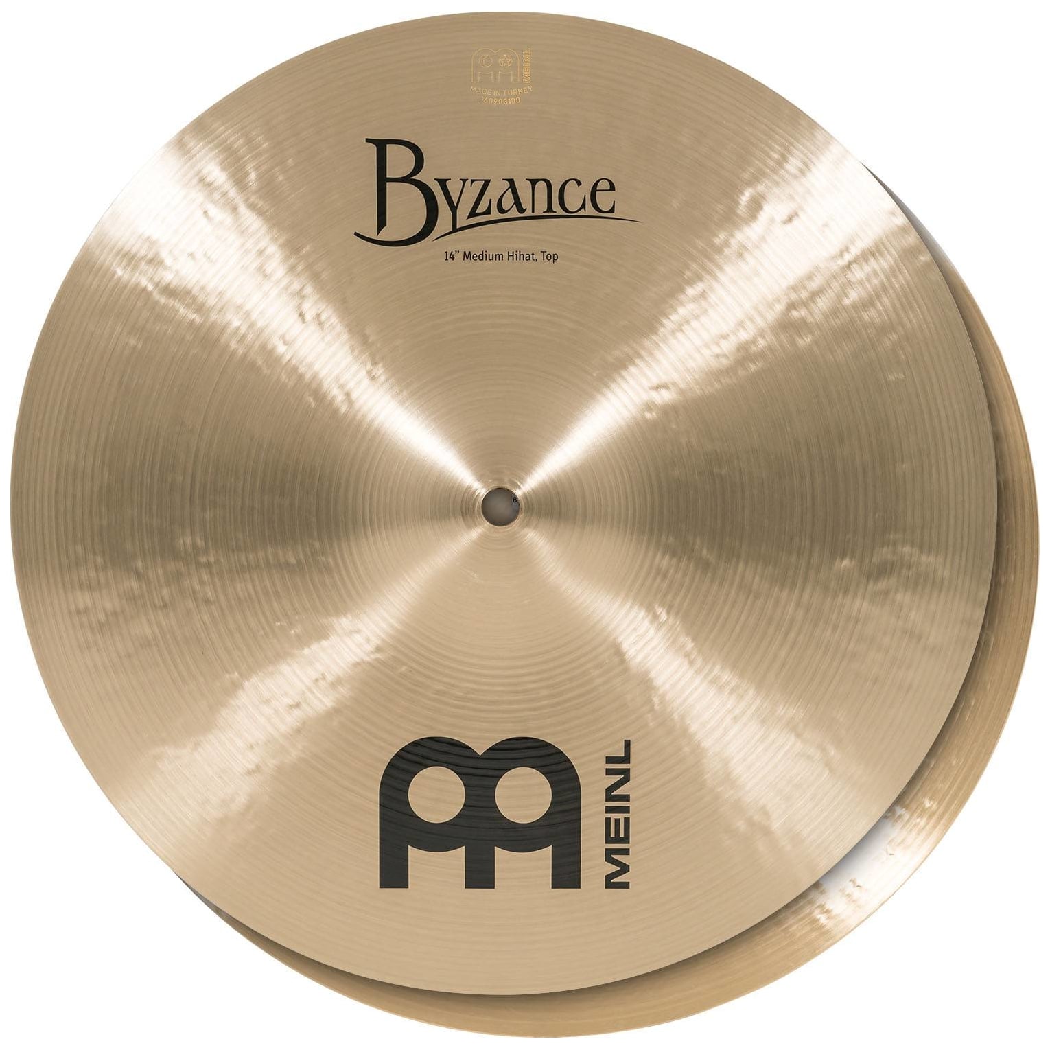 Meinl Cymbals B14MH - 14" Byzance Traditional  Medium Hihat 