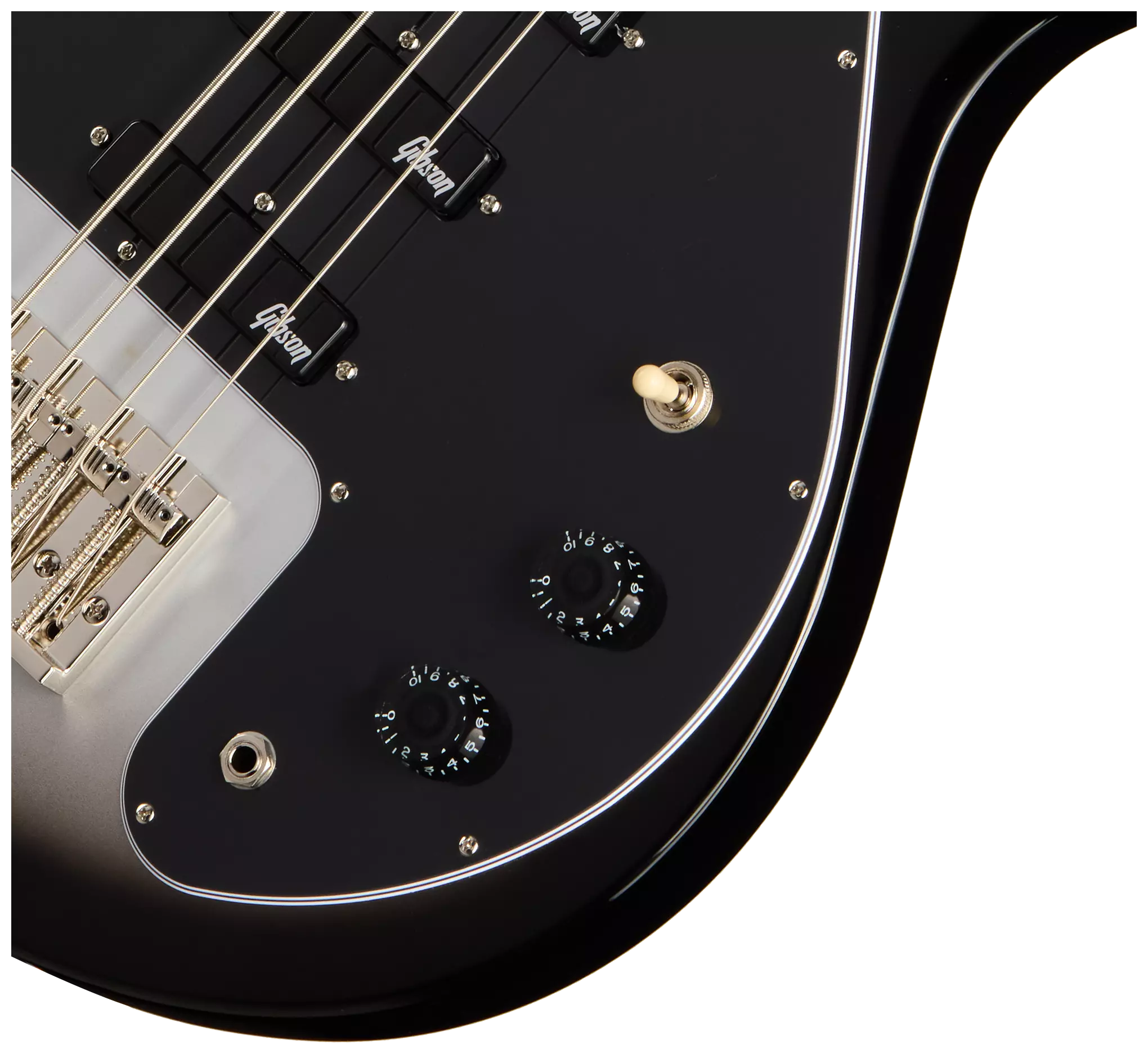 Epiphone Mike Dirnt Grabber G-3 Bass Translucent Ebony Burst 5