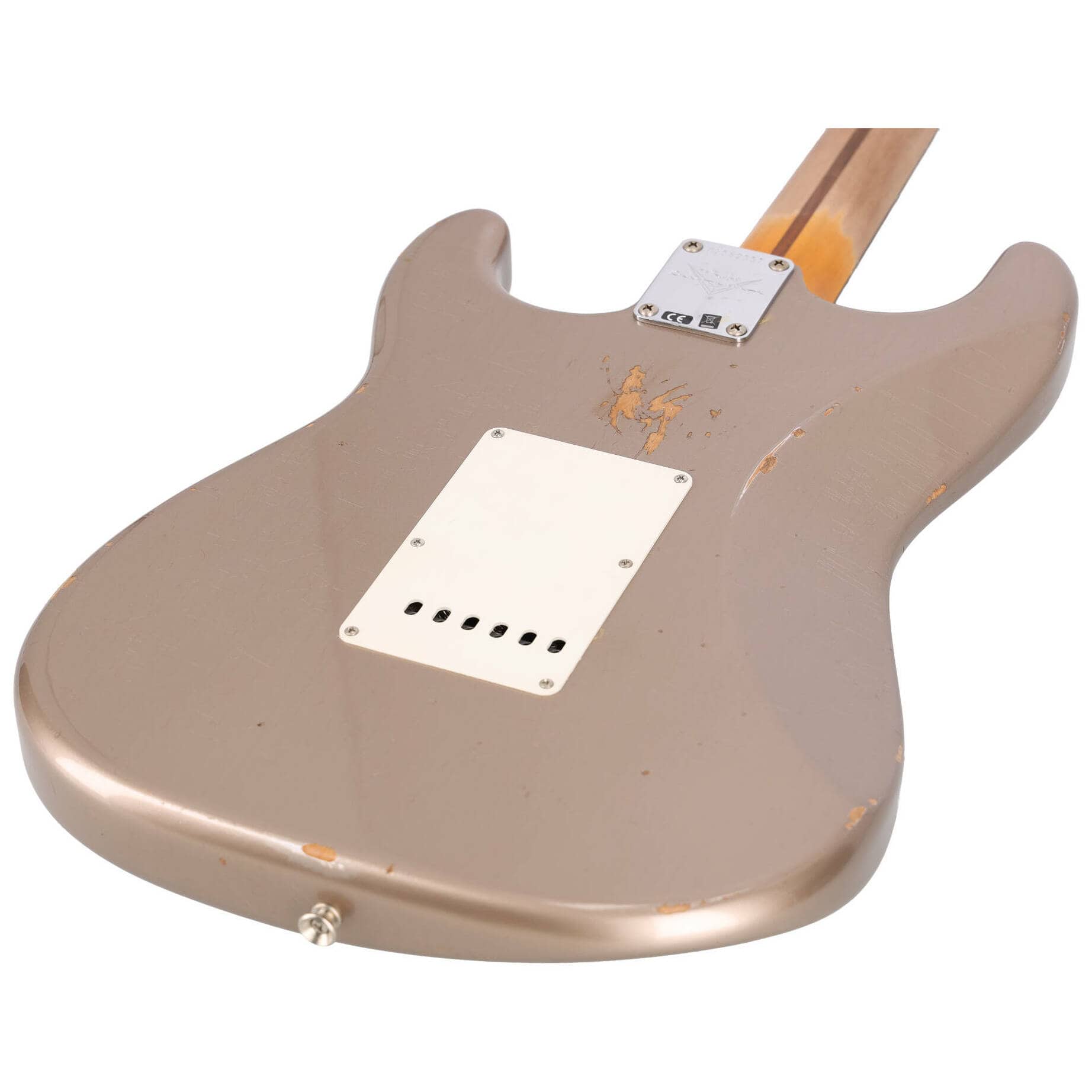 Fender Custom Shop 1963 Stratocaster Relic Aged Shoreline Gold Metallic 7
