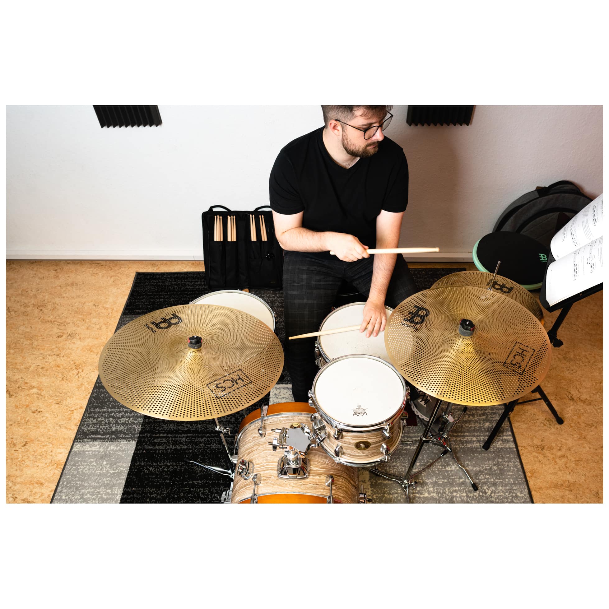Meinl Cymbals P-HCS141620 - Practice HCS Cymbal Set 8