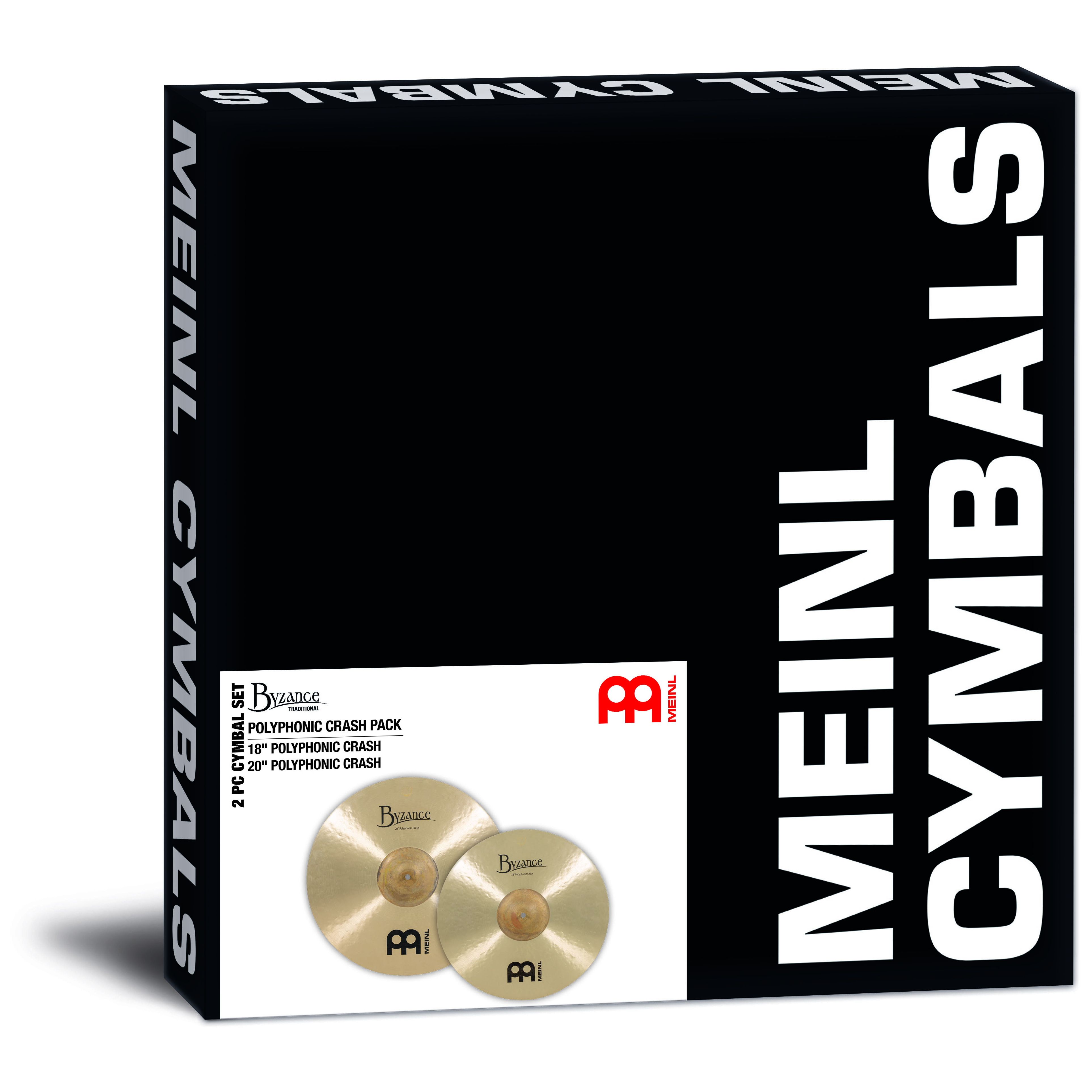 Meinl Cymbals BMAT3 - Byzance Traditional Crash Pack 2