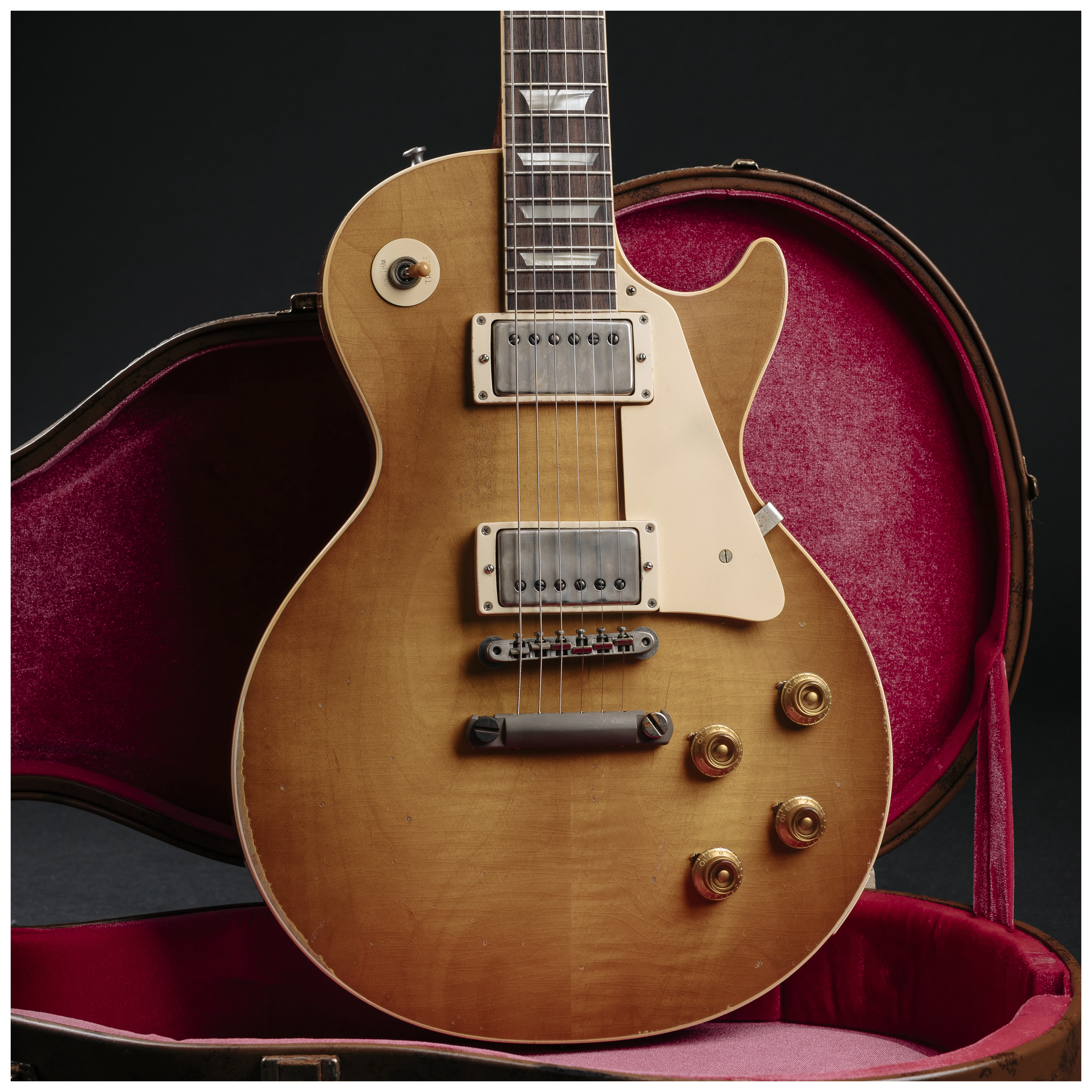 Gibson 1958 Les Paul Standard Reissue Heavy Aged Lemon Burst Murphy Lab #841201 24