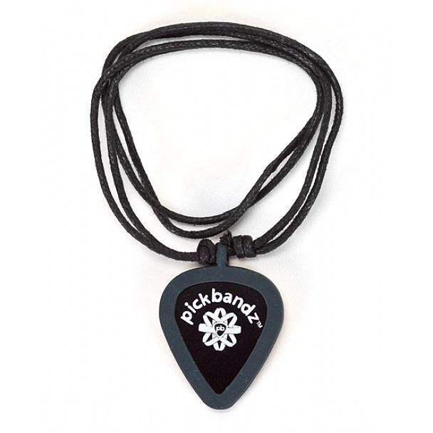 Pickbandz Guitar Pick Necklace Timberwolf Gray