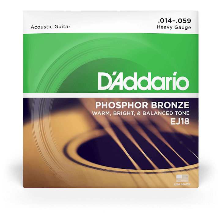 D’Addario EJ18 - Acoustic Phosphor Bronze | 014-059