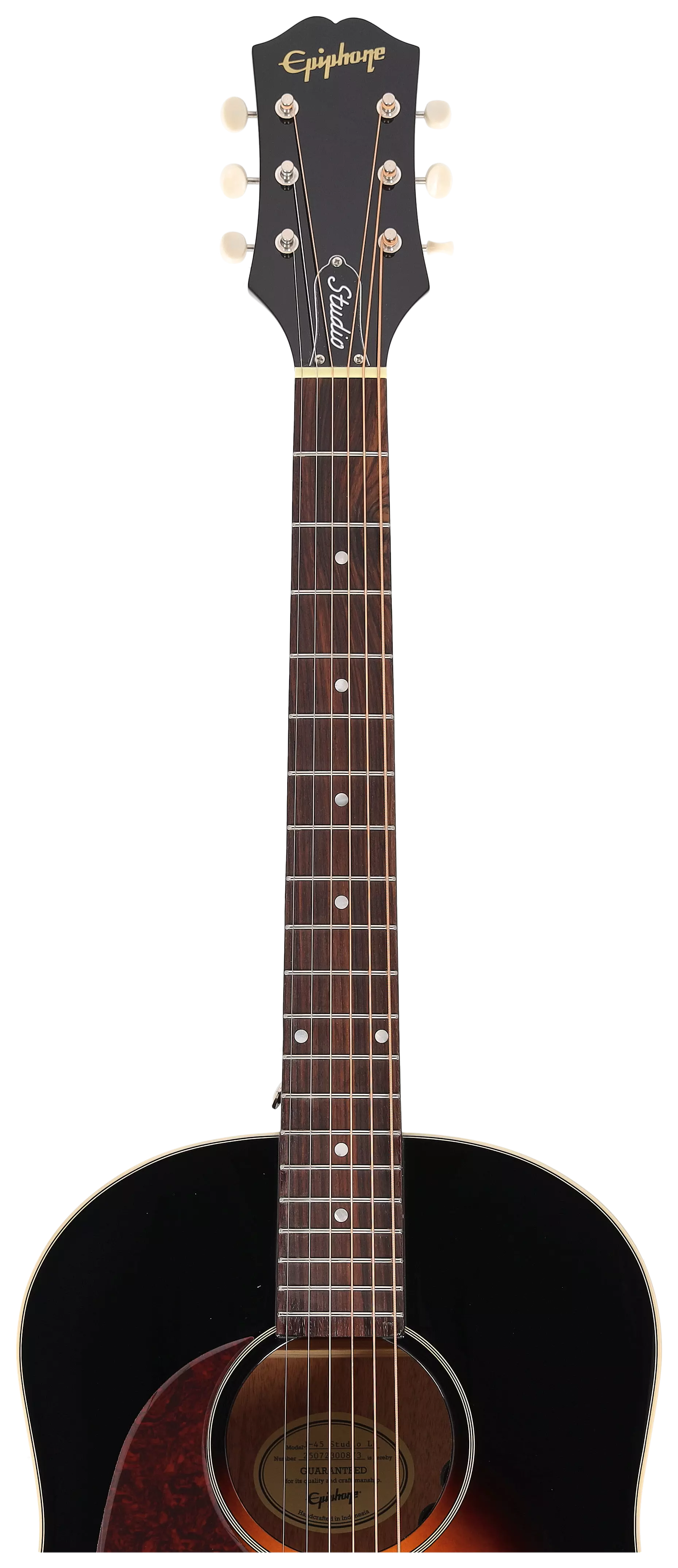 Epiphone J-45 Studio LH Vintage Sunburst 9