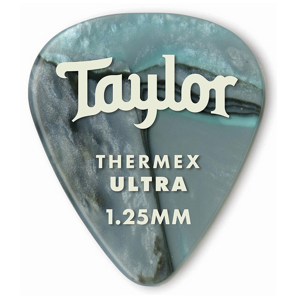 Taylor Premium 351 Thermex Ultra Picks Abalone 1.25 Packung mit 6 Stück