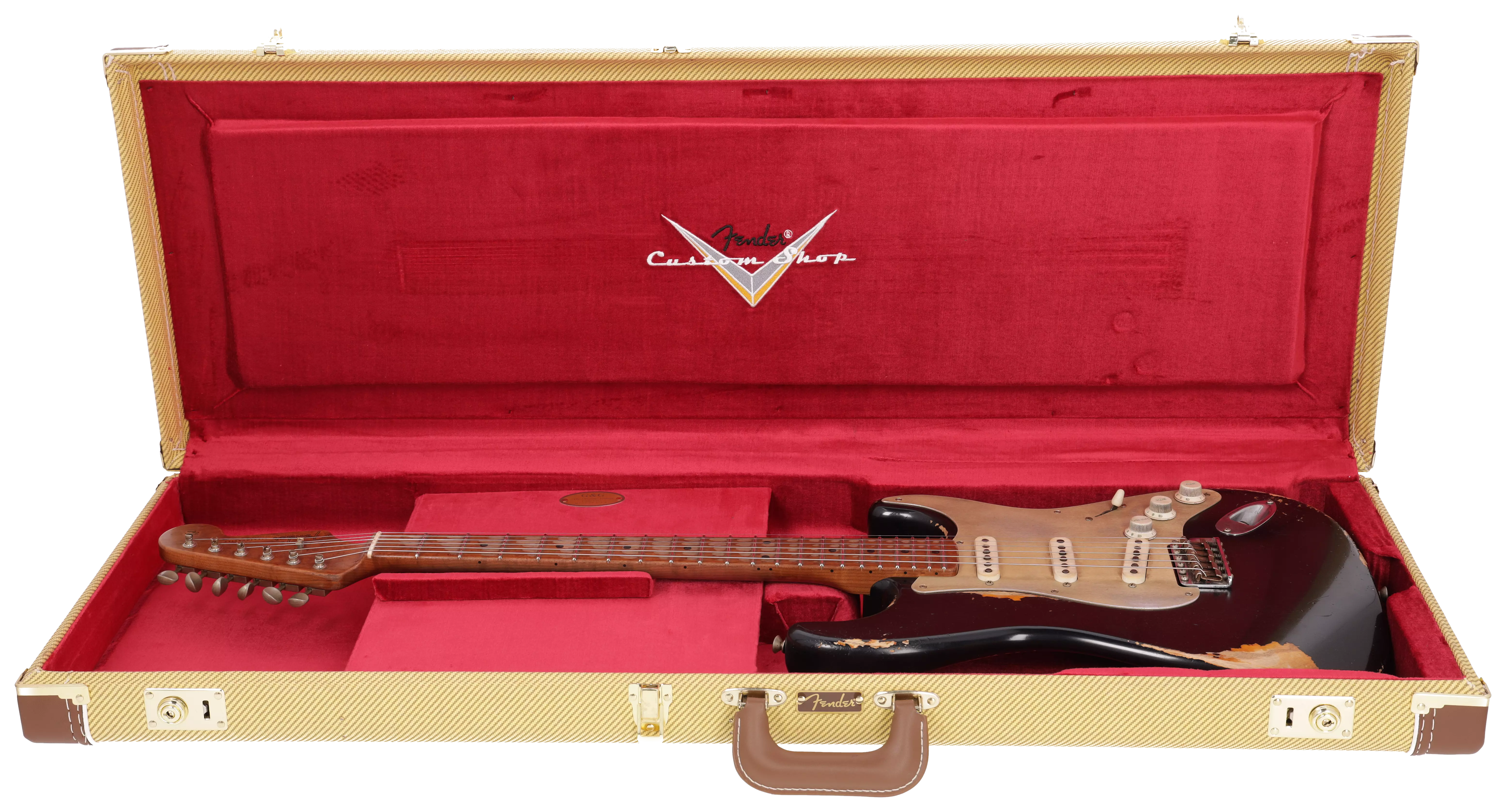 Fender Custom Shop 50´s Stratocaster HVYREL BLK over VB MBAH #2 16