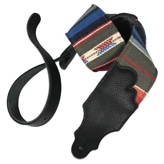  Saddle Blanket/Suede Backing/Black Leather End